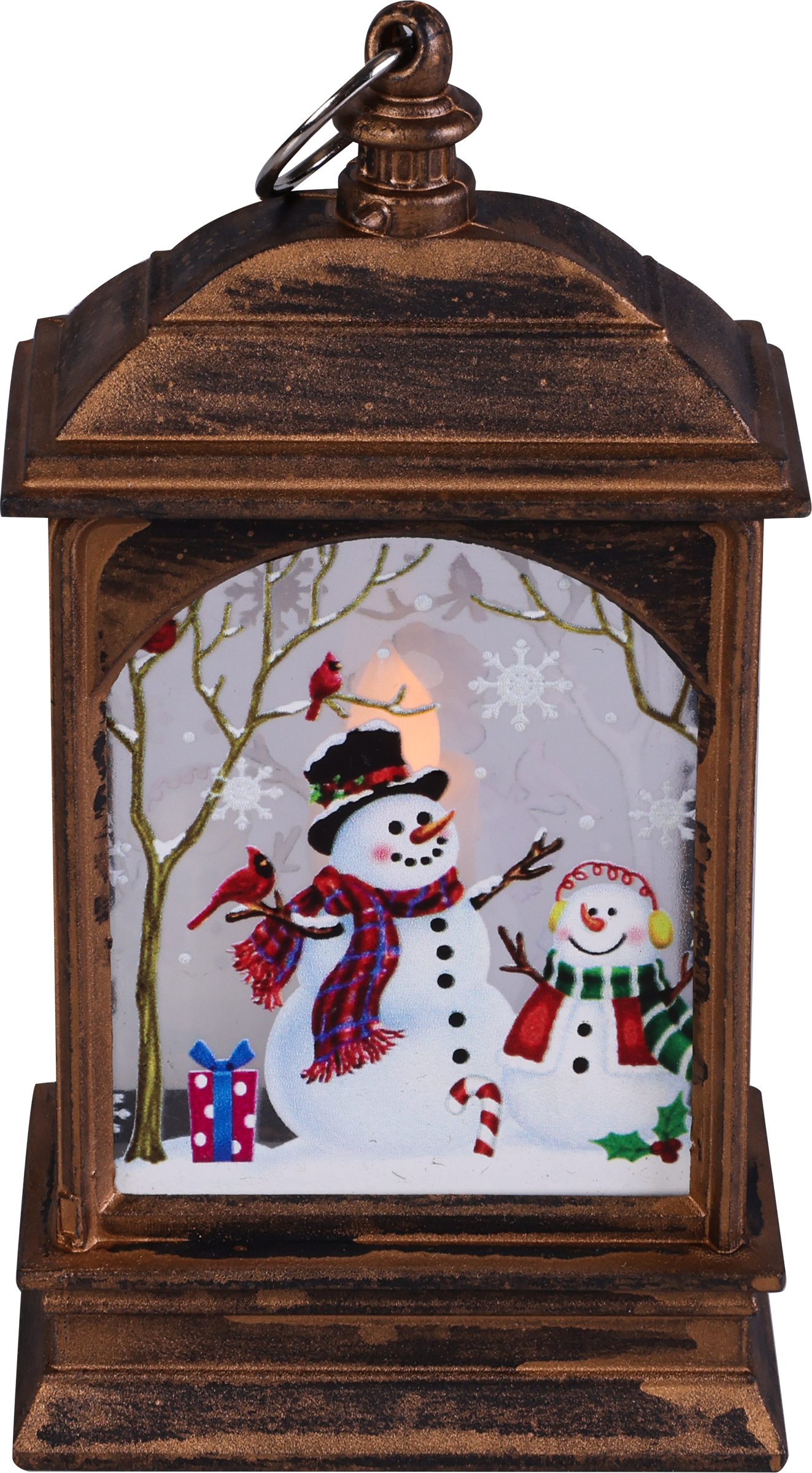 Изображение товара Фонарь HOMECLUB c LED-подсветкой 13см для праздничного оформления и интерьера