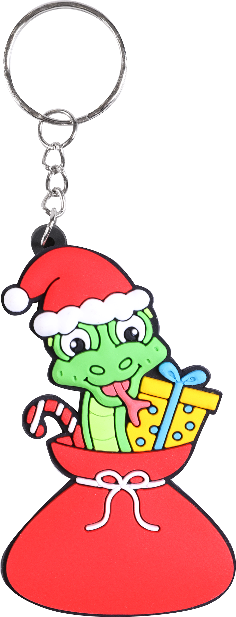 Изображение товара Новогодний брелок Рождественская Змейка HOMECLUB 7см полирезин Мультиколор