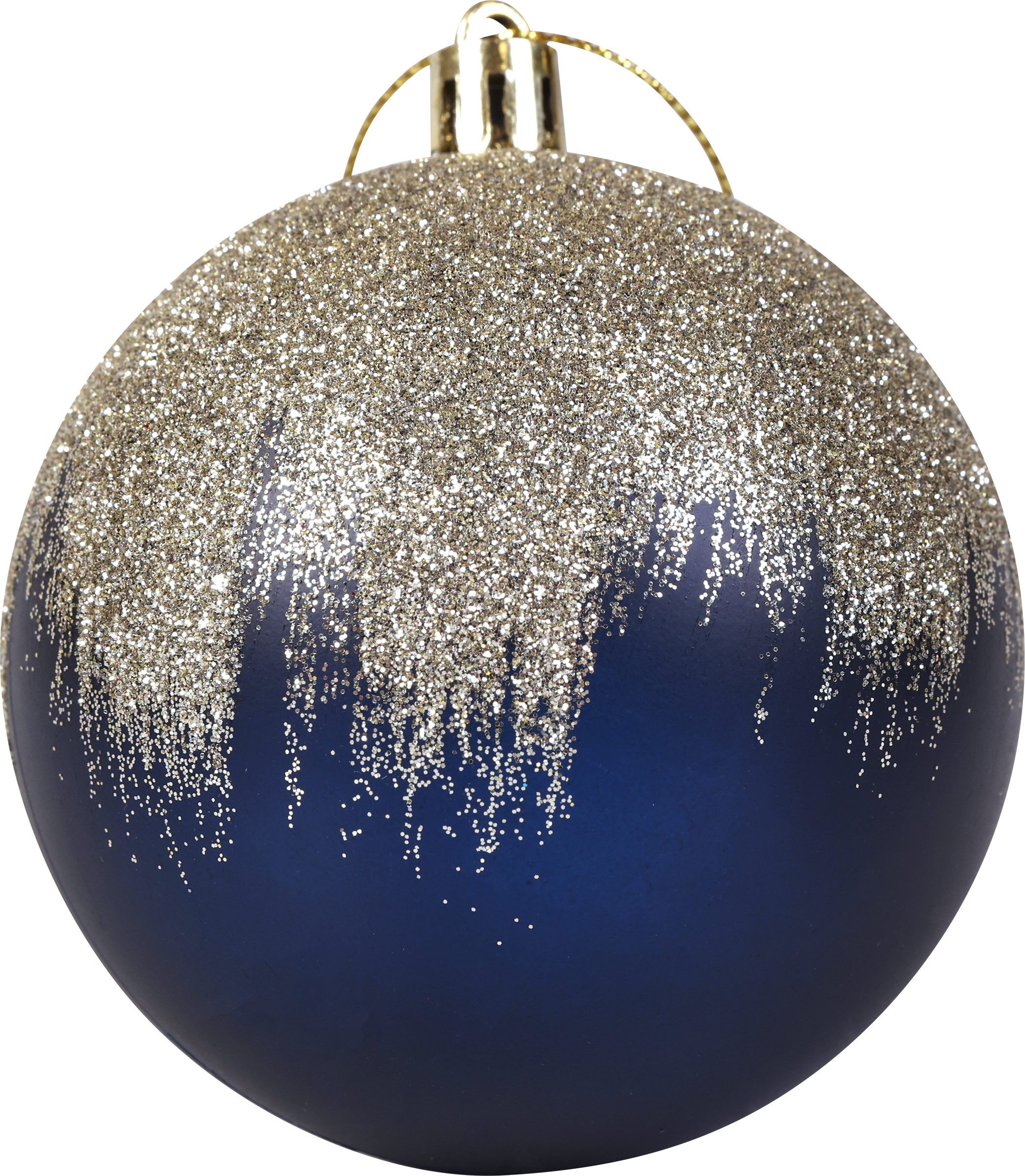 Изображение товара Шар елочный HOMECLUB Золотой иней 8см, синий/голубой/розовый, праздничное украшение