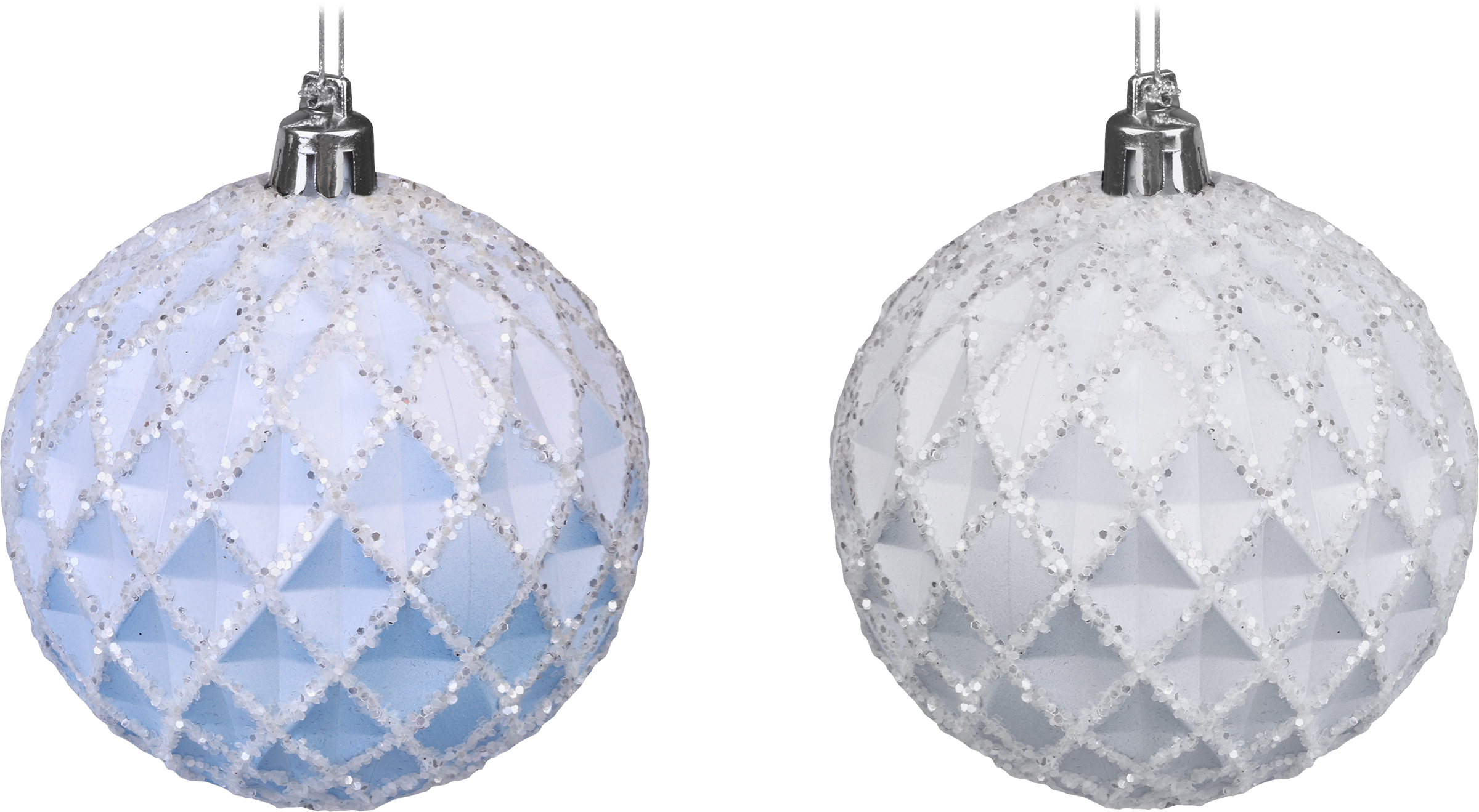 Изображение товара Шар елочный HOMECLUB ребристый 8 см для новогоднего декора