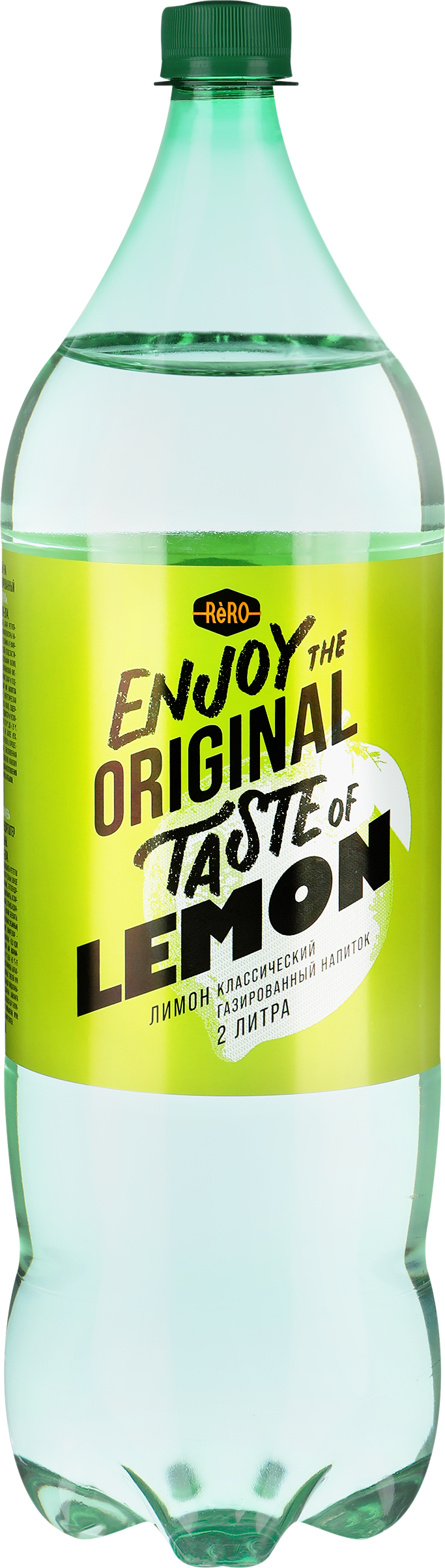Изображение товара Газированный лимонад RERO на ароматизаторах со вкусом лимона 2л