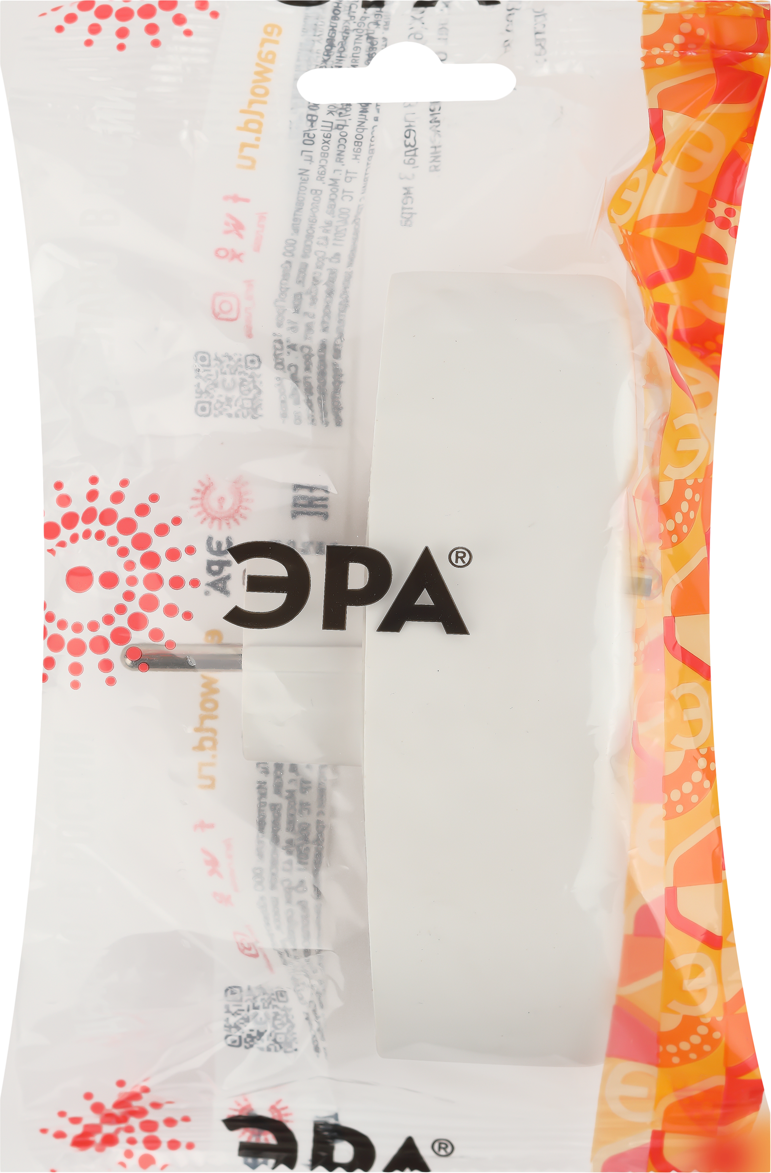 Изображение товара Разветвитель электрический ЭРА SPx-3e-W на 3 розетки с заземлением, 16А