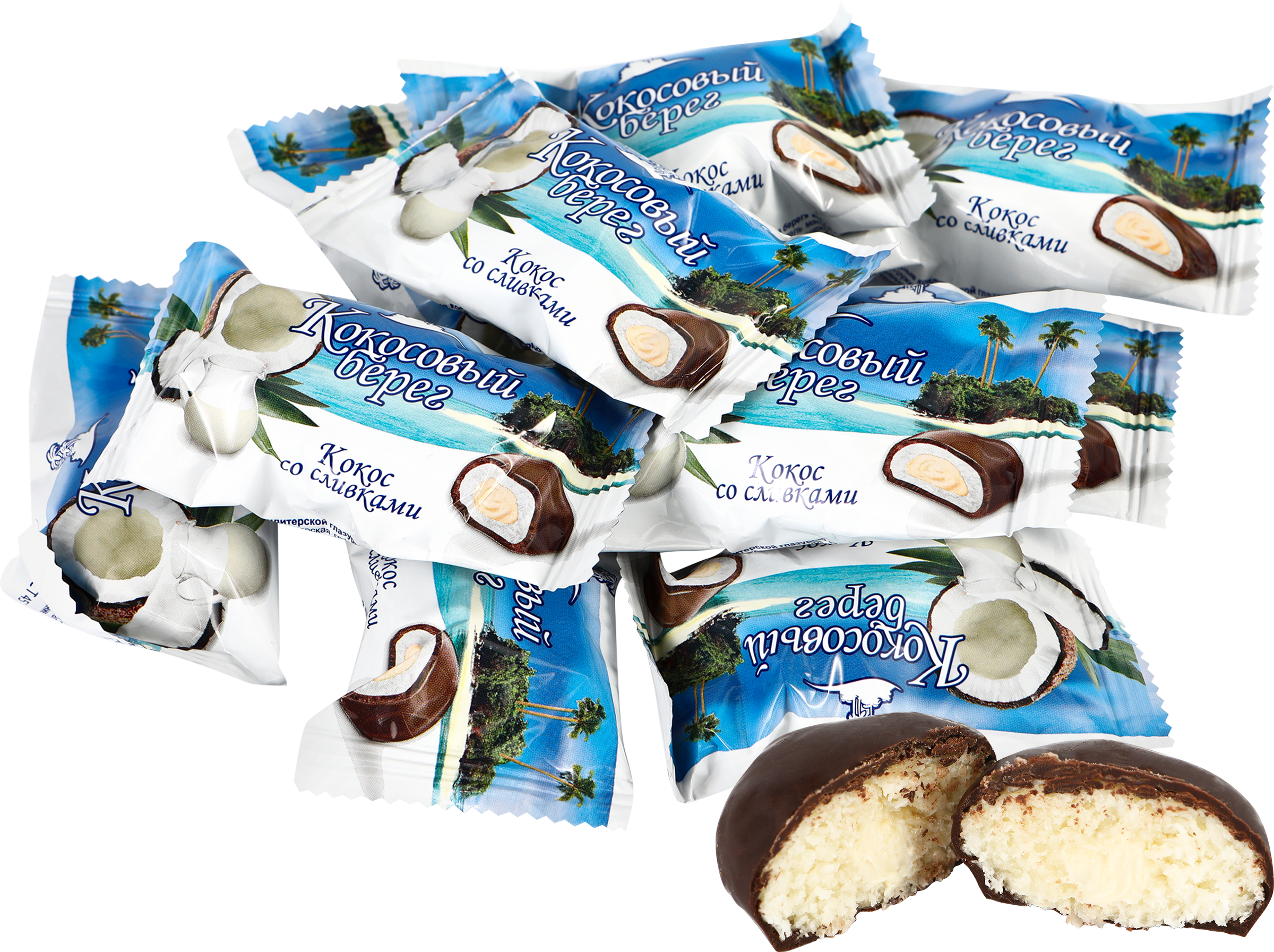 Изображение товара Конфеты КФ БОГОРОДСКАЯ Кокосовый берег со сливками, весовые
