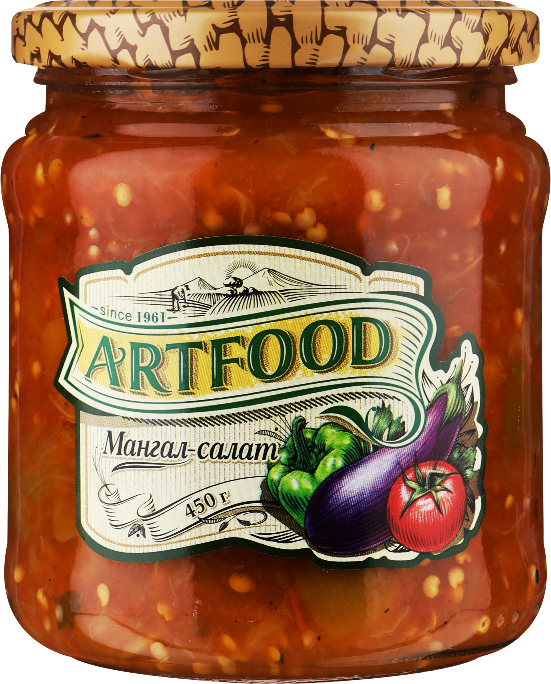 Изображение товара Салат овощной ARTFOOD Мангал-салат, 450мл