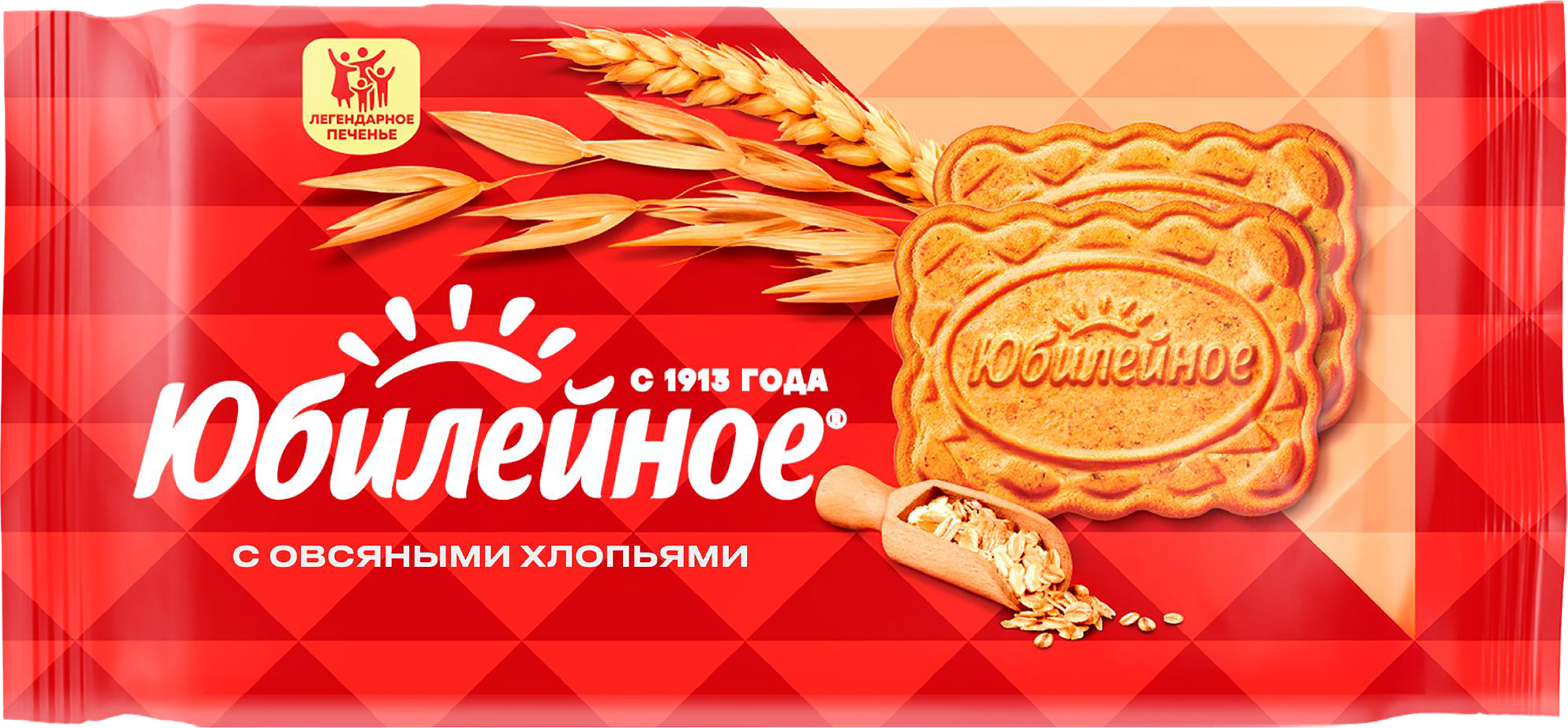Изображение товара Печенье ЮБИЛЕЙНОЕ Витаминизированное с овсяными хлопьями 224г