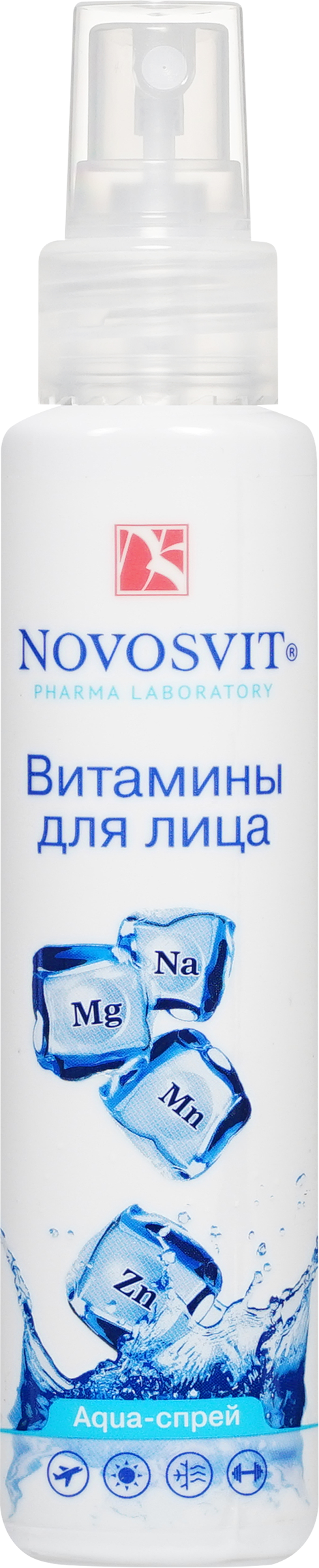 Изображение товара Спрей для лица NOVOSVIT Aqua Витамины 95 мл увлажнение питание и защита кожи