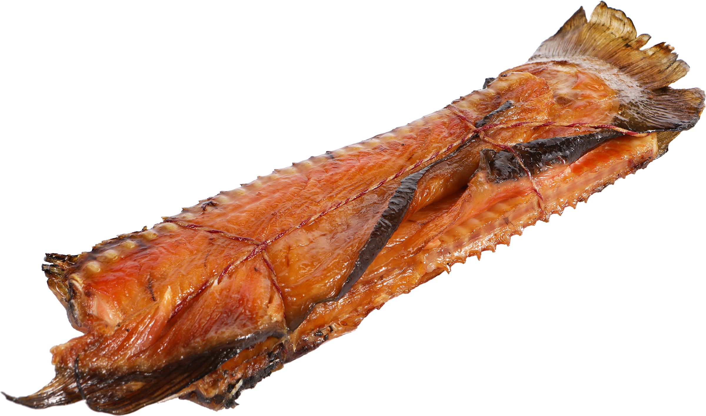 Изображение товара Форель горячего копчения ЭКСТРА ФИШ хребты, весовая