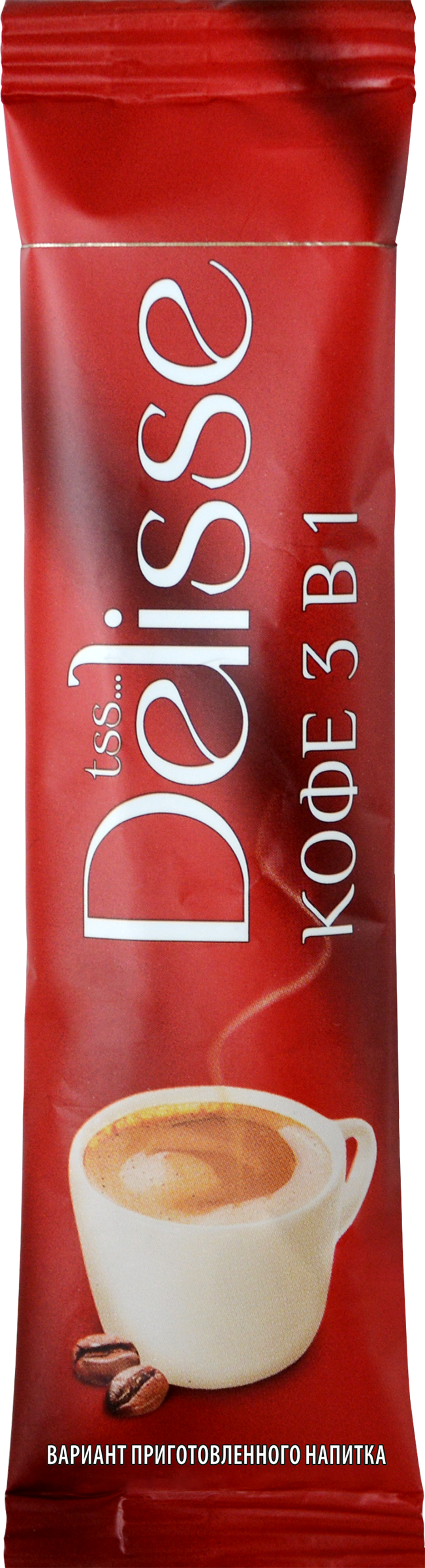 Изображение товара Напиток кофейный растворимый DELISSE 3в1 порошкообразный, 14г