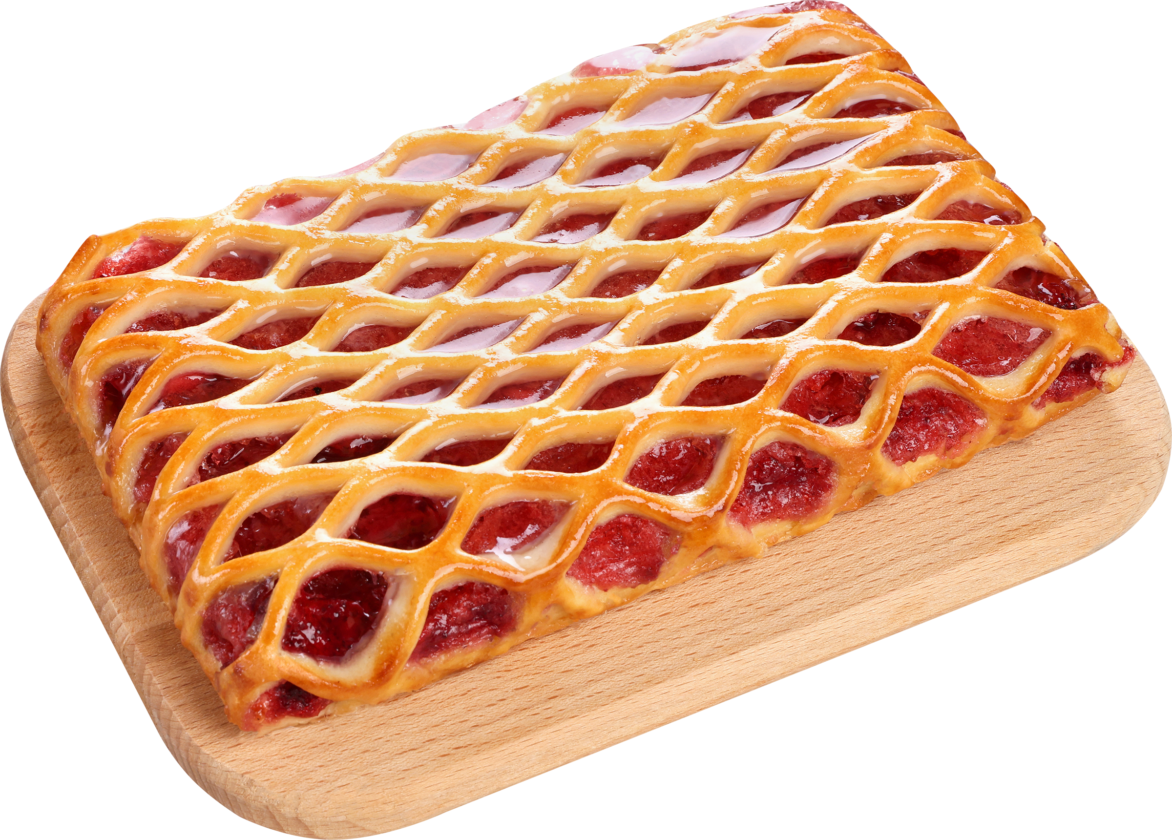 Изображение товара Пирог с клубникой, 350г