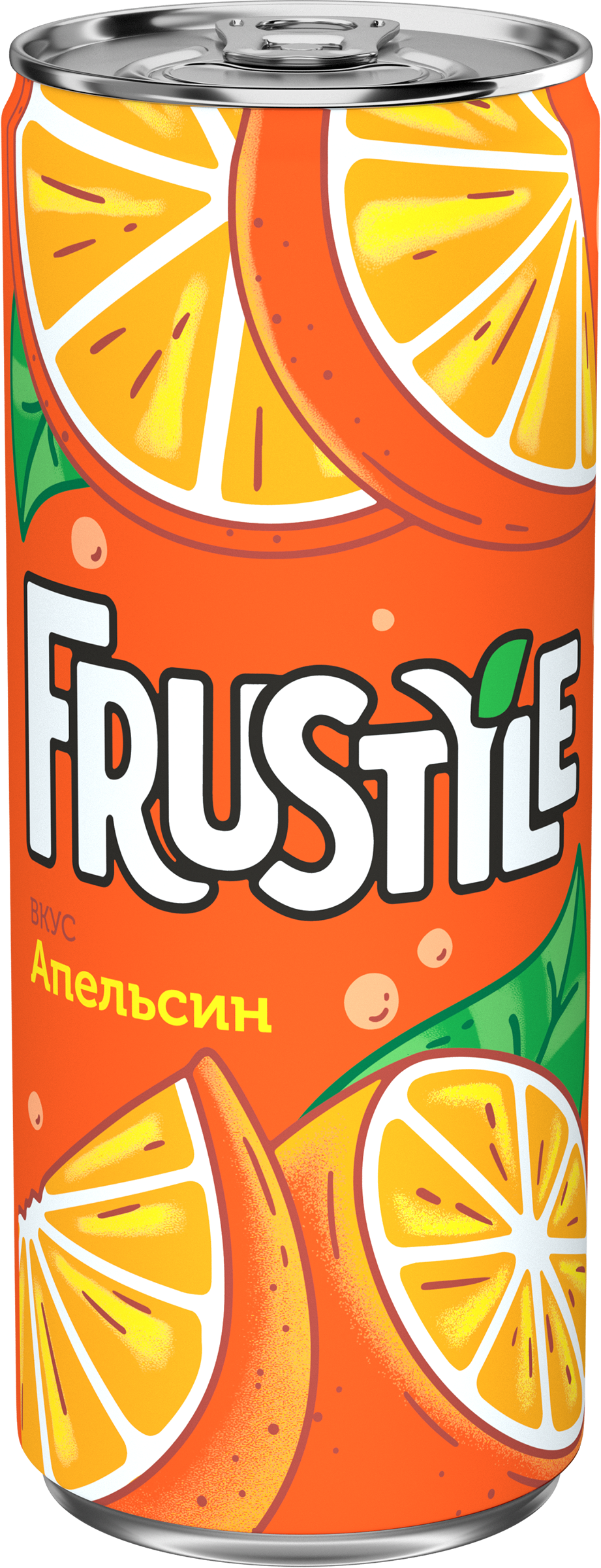 Изображение товара Напиток ФРУСТАЙЛ Апельсин сильногазированный, 0.33л