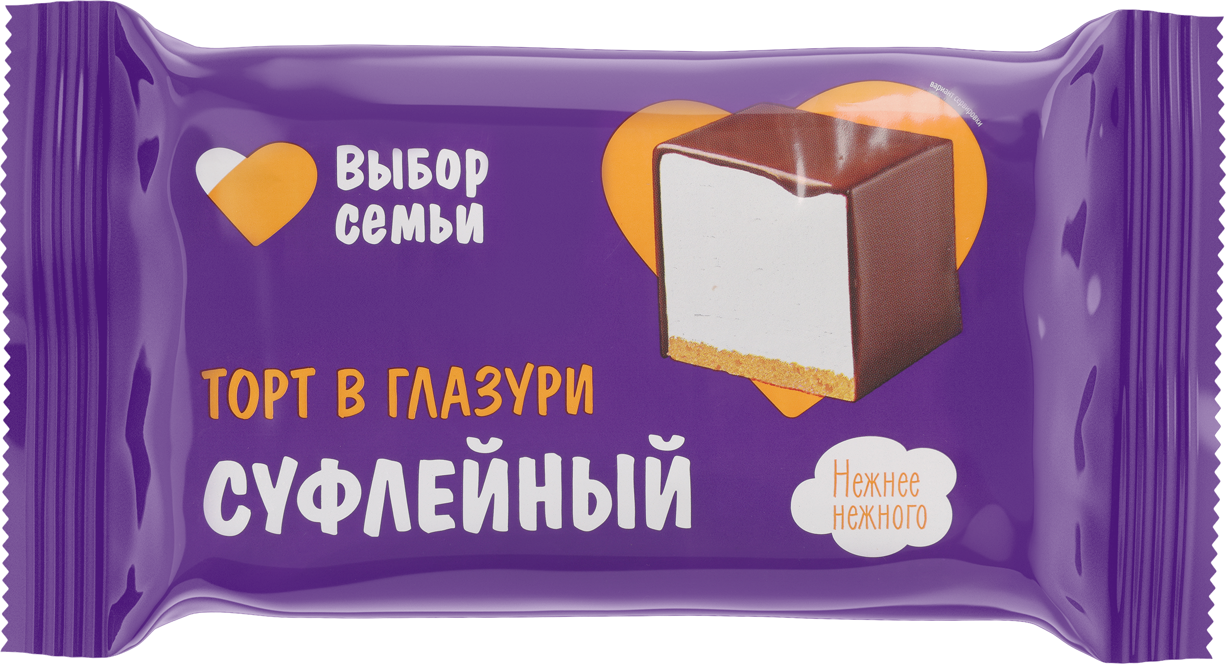 Изображение товара Торт ВЫБОР СЕМЬИ Суфлейный, 350г