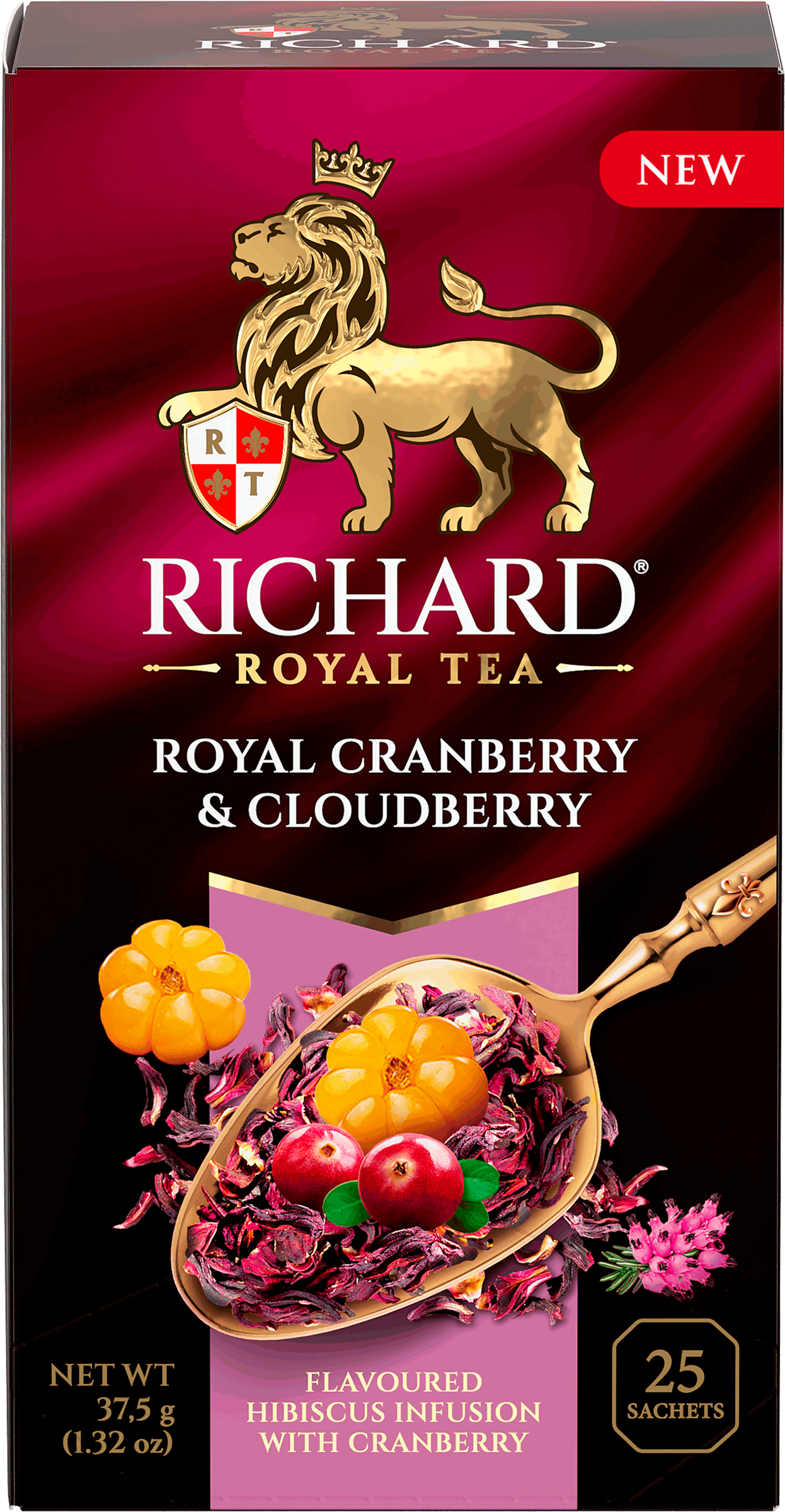Изображение товара Напиток чайный RICHARD Royal Cranberry&Cloudberry, 25пак