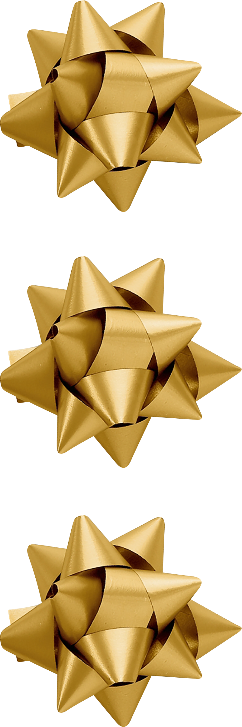 Изображение товара Декоративный бант ПАКЕТИКО NB3 3 шт для упаковки подарков