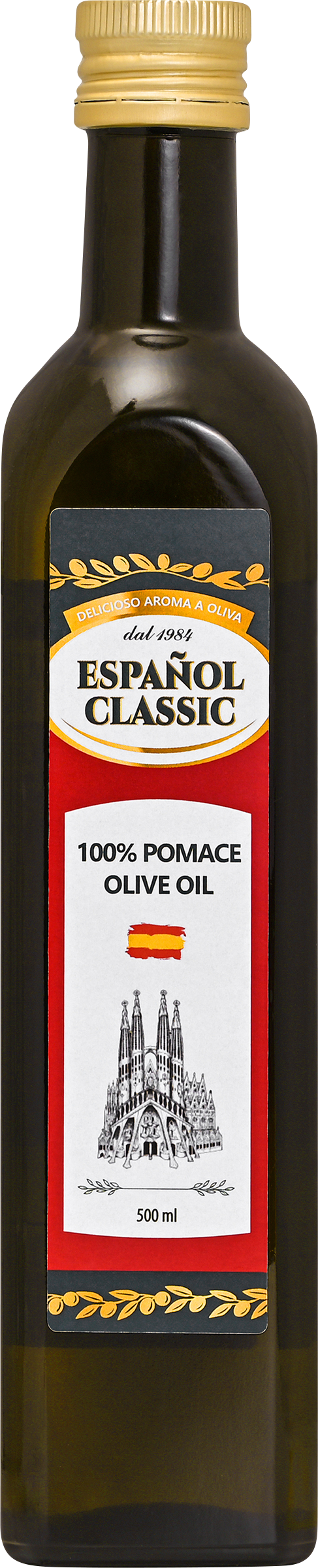 Изображение товара Масло оливковое ESPANOL CLASSIC Pomace Oil рафинированное высшего 
качества, 500мл