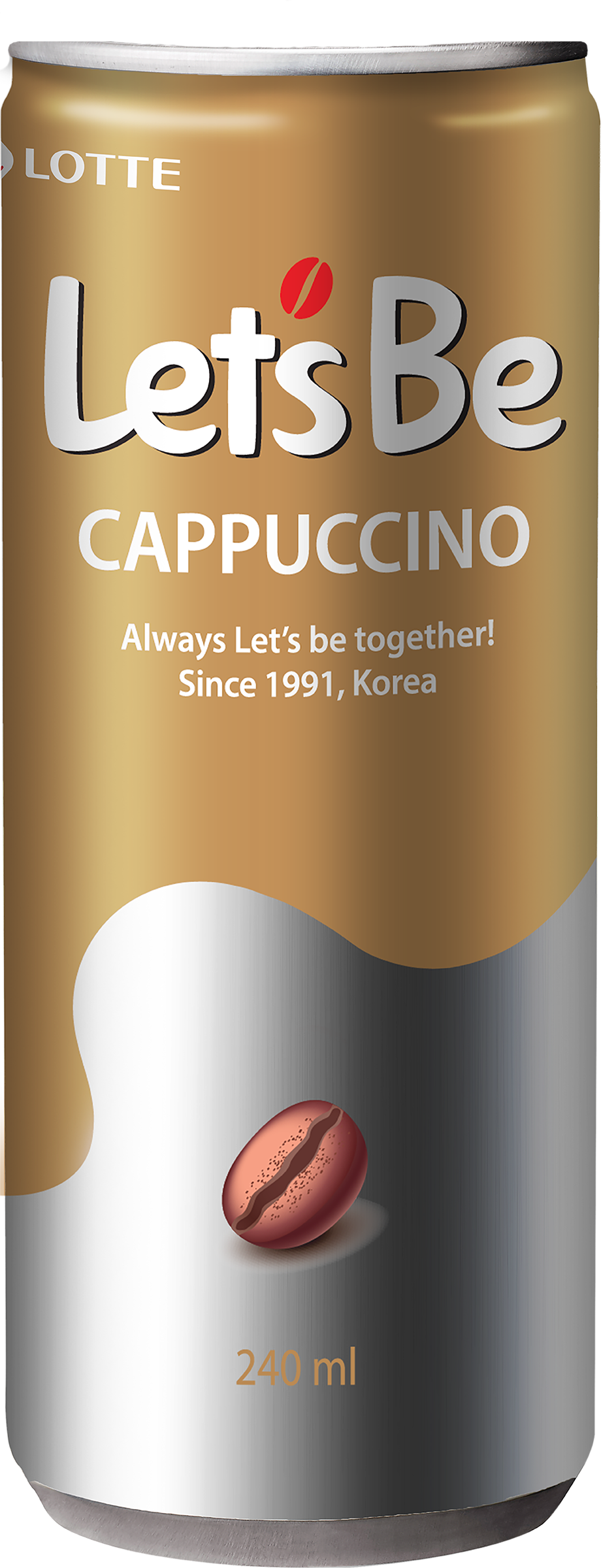 Изображение товара Напиток кофейный LOTTE Let's Be Cappuccino, 0.24L