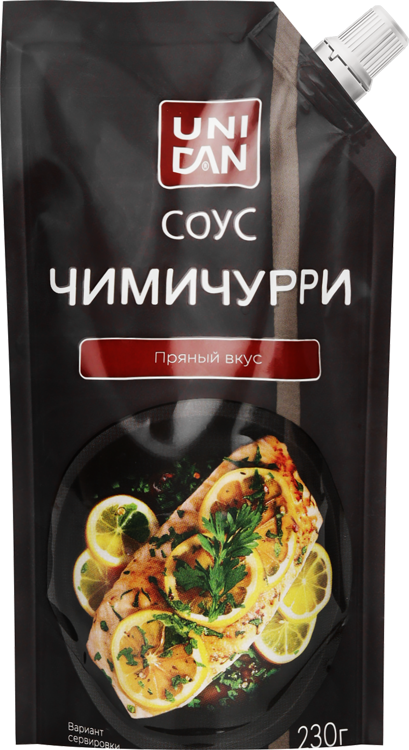 Изображение товара Соус для вторых блюд UNI DAN Чимичурри острый 230г