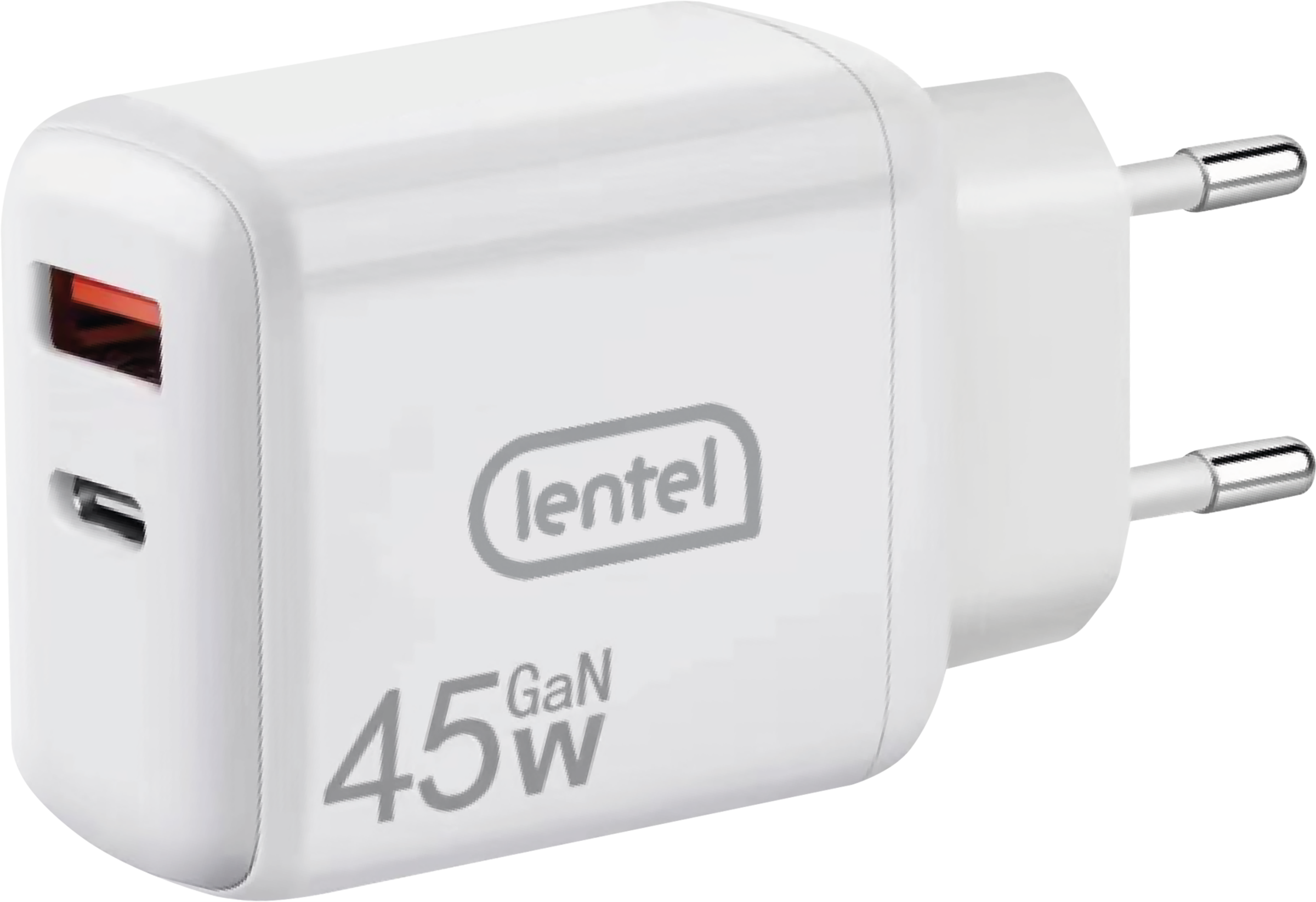 Изображение товара Сетевое зарядное устройство Lentel 45Вт USB+TypeC, Арт. TST-BD04