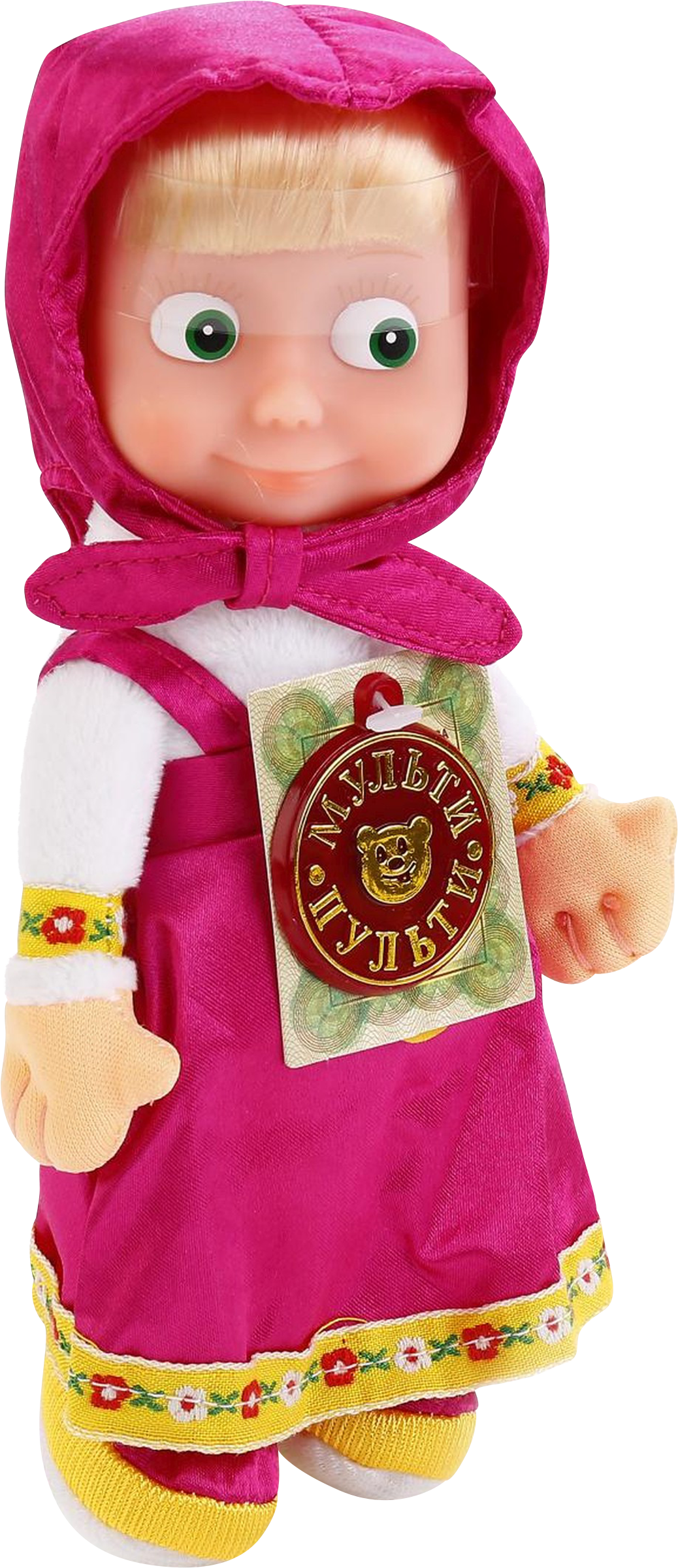 Изображение товара Мягкая озвученная игрушка Маша и Медведь 22см от МУЛЬТИ-ПУЛЬТИ