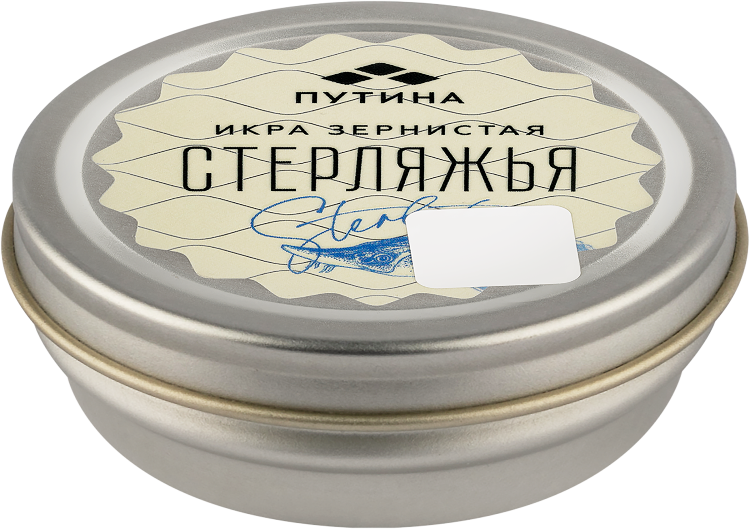 Изображение товара Икра стерляди ПУТИНА зернистая 50г - деликатесный натуральный продукт