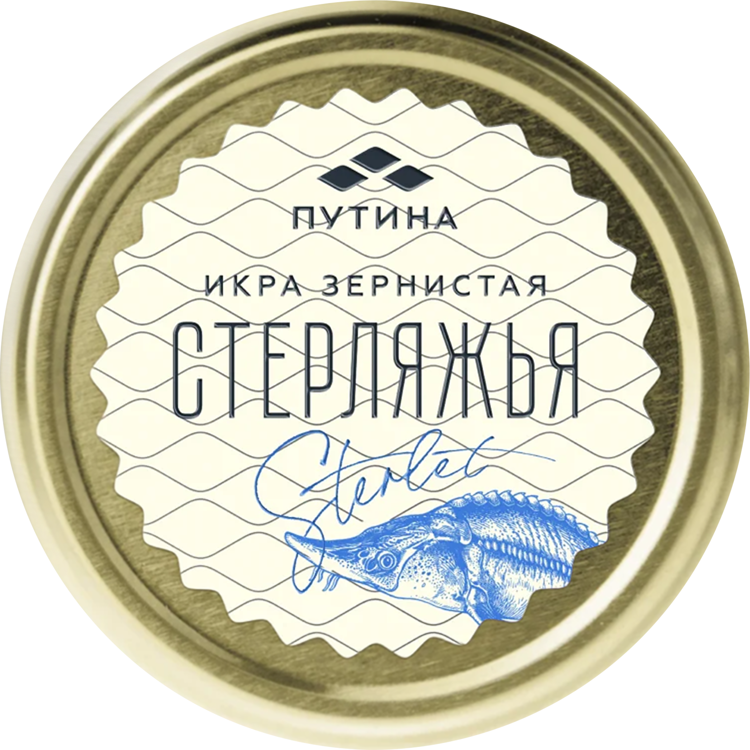 Изображение товара Икра стерляди ПУТИНА зернистая 50г - деликатесный натуральный продукт