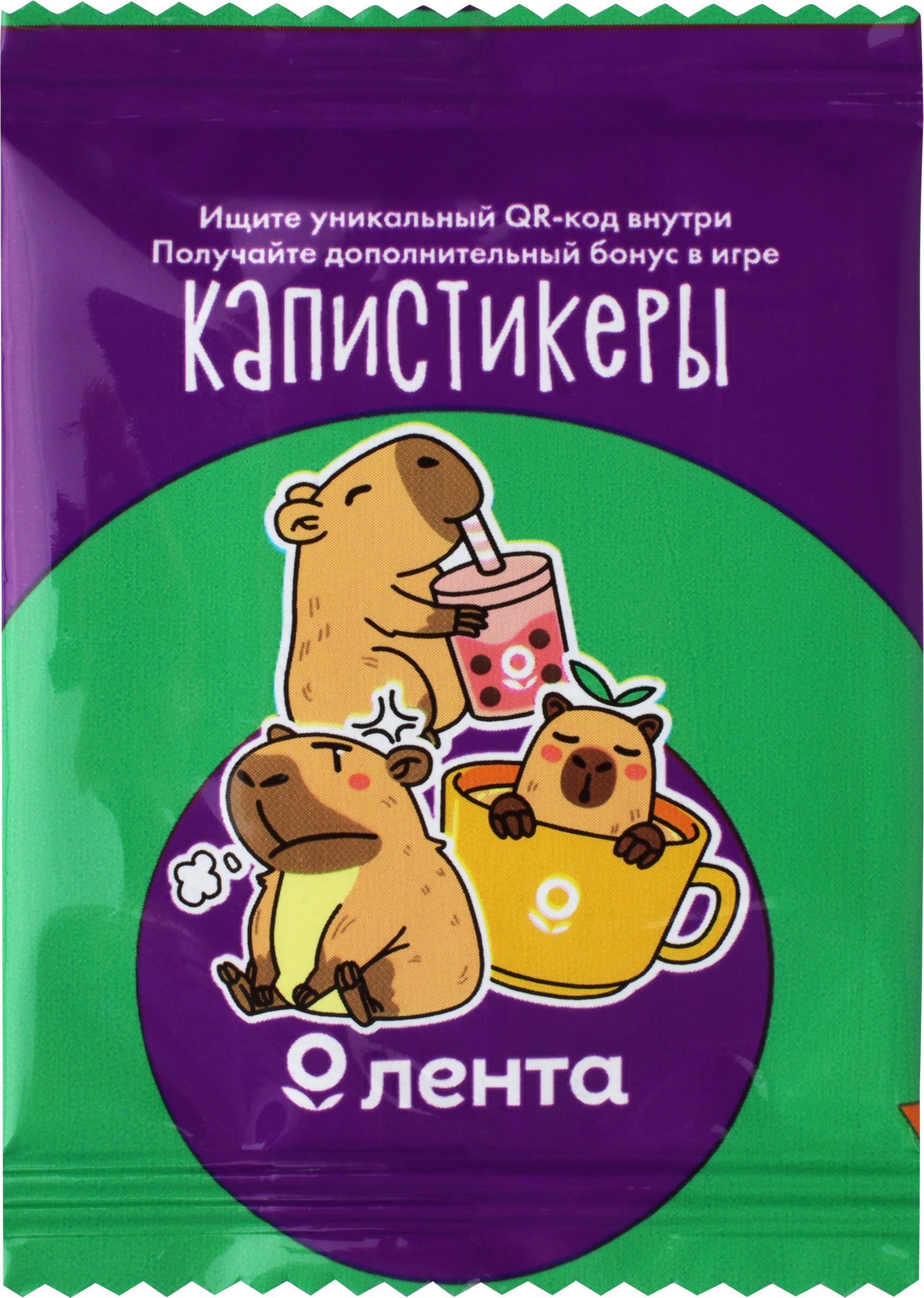 Изображение товара Наклейка объемная ЛЕНТА Капистикеры
