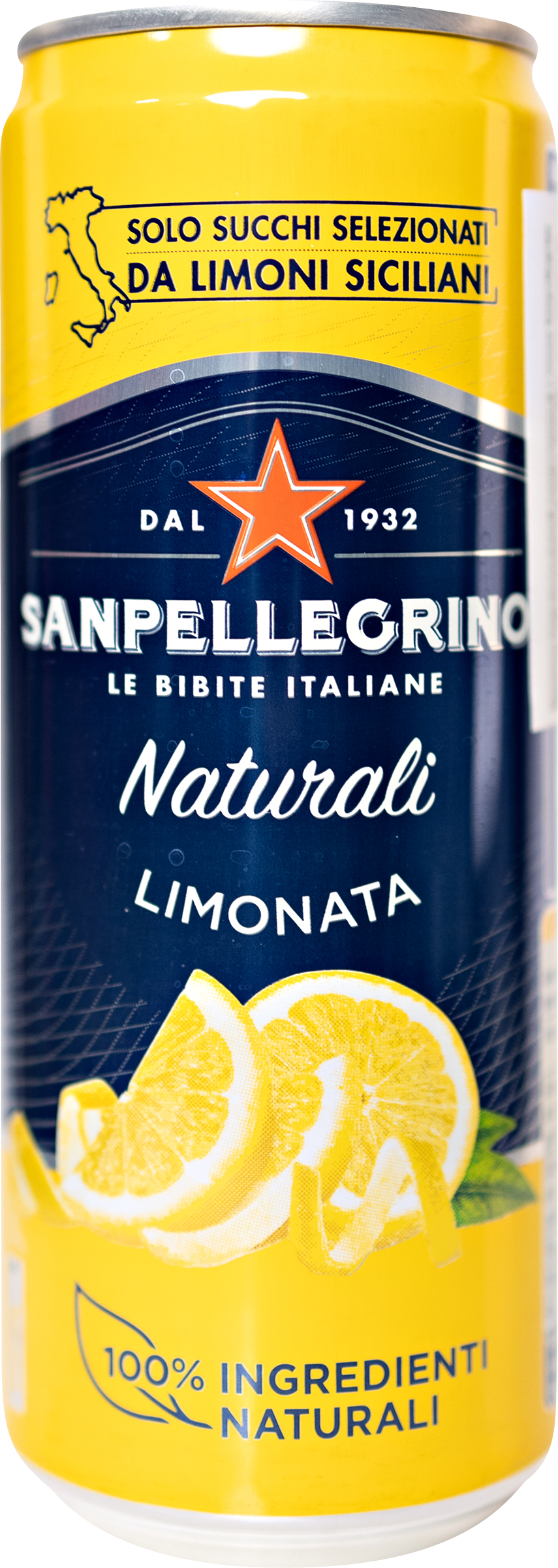 Изображение товара Газированный напиток S.PELLEGRINO Limonata с соком лимона 0.33л Италия