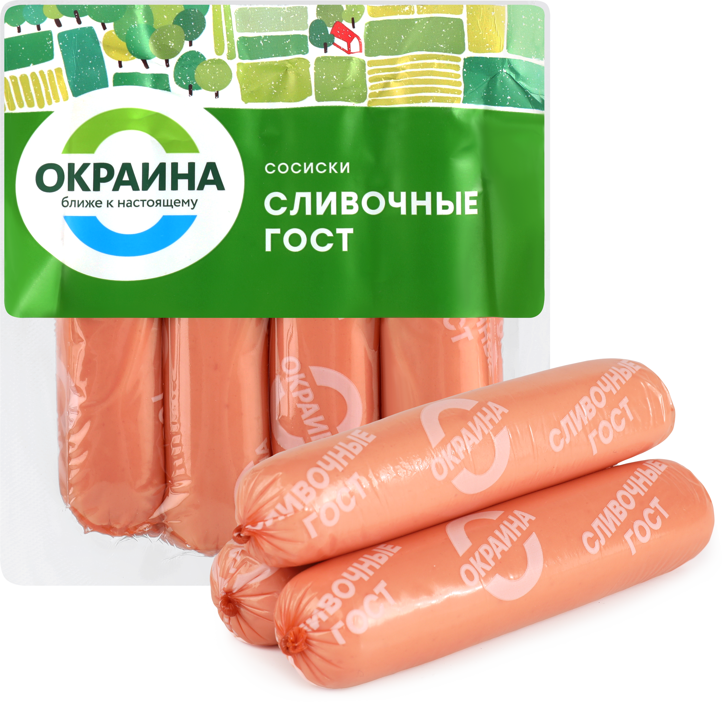 Изображение товара Сосиски ОКРАИНА Сливочные, 420г