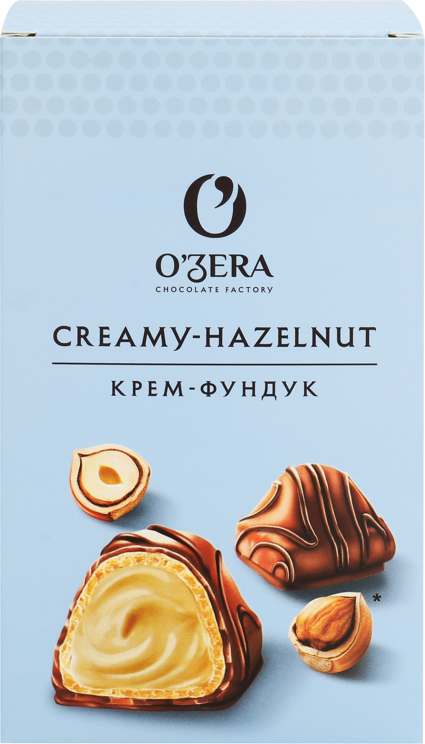 Изображение товара Конфеты вафельные O'ZERA с молочно-ореховой начинкой в молочном шоколаде, 150г