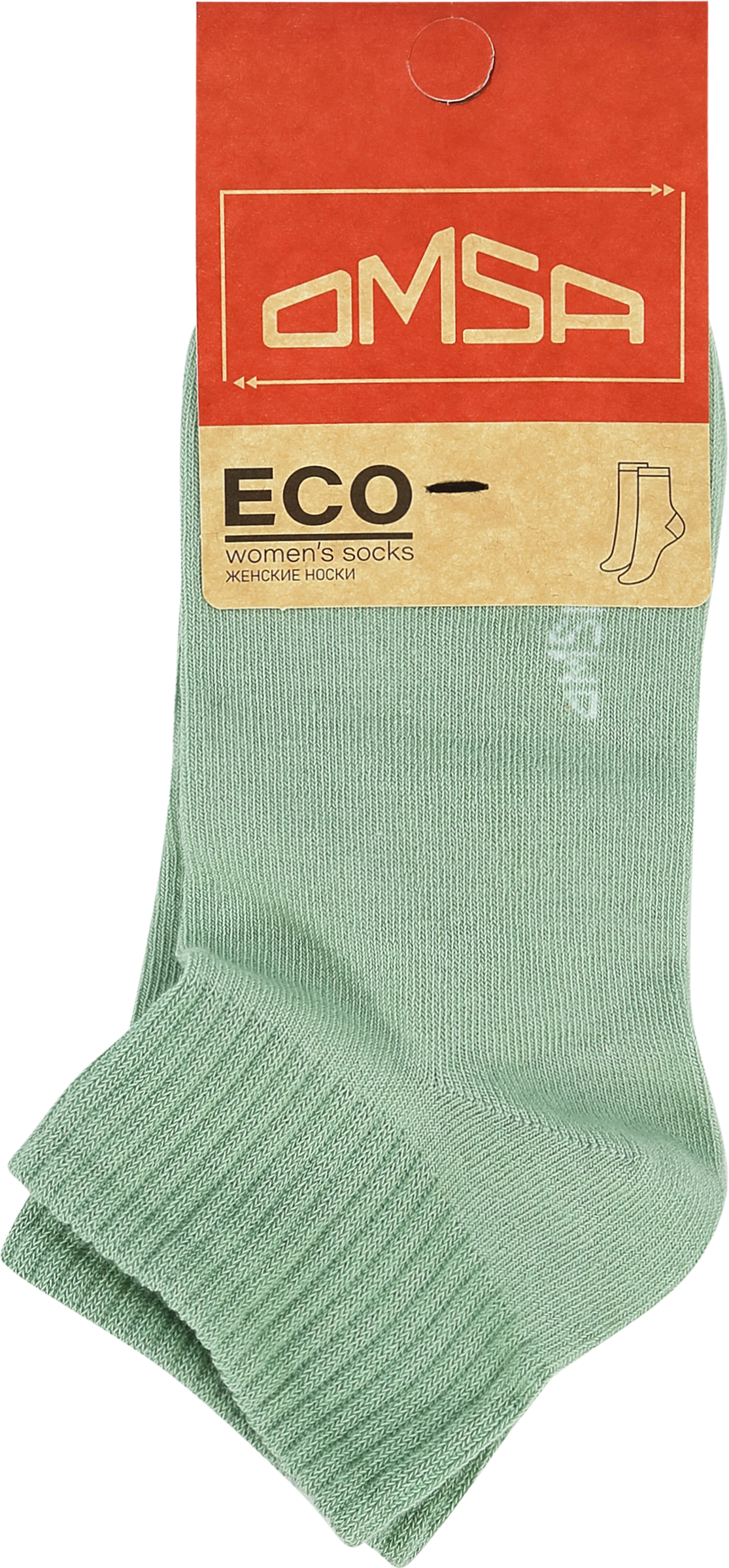 Изображение товара Носки женские OMSA Eco р. 35-41 средняя длина поголенка, menta
