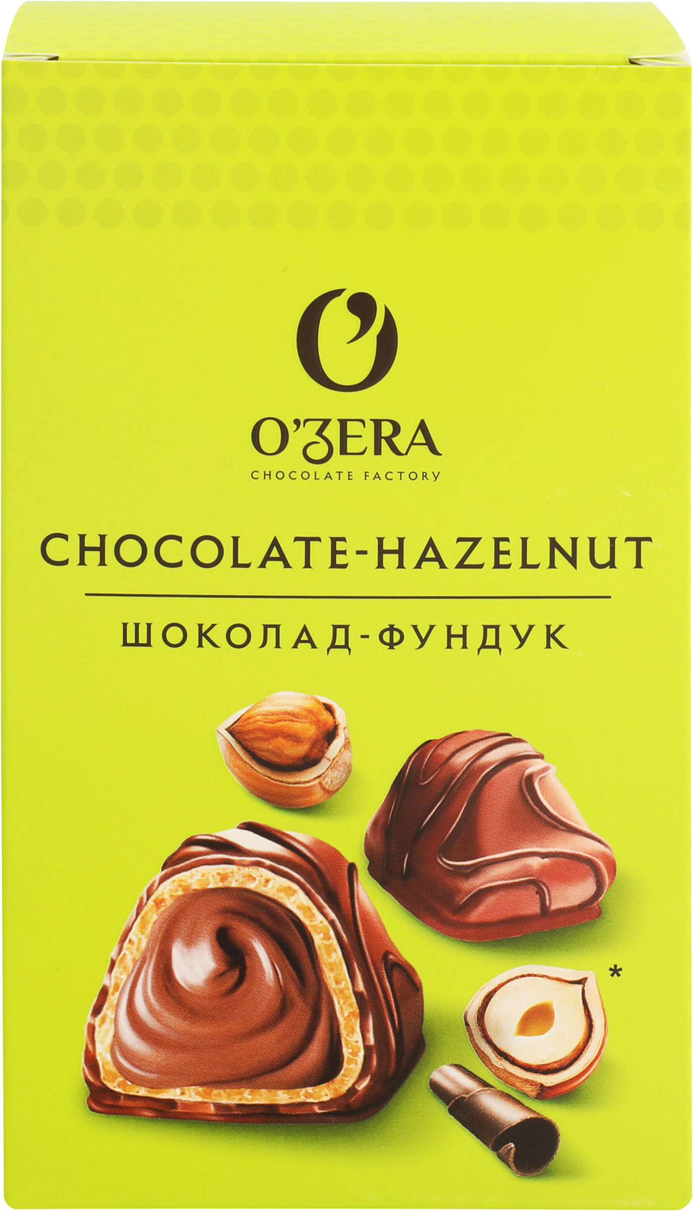 Изображение товара Конфеты вафельные O'ZERA с ореховой начинкой в молочном шоколаде, 150г