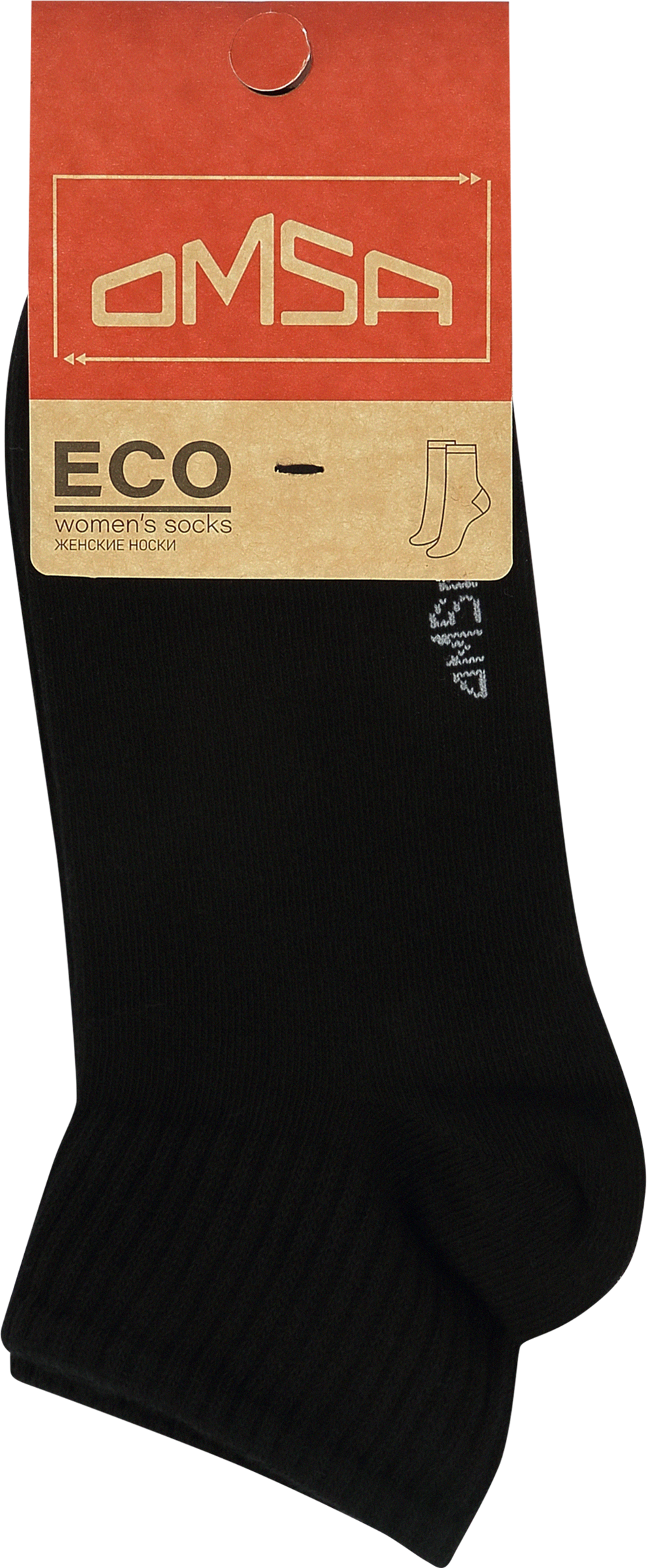 Изображение товара Женские носки OMSA Eco р 35-41 однородный дизайн из экологичных материалов