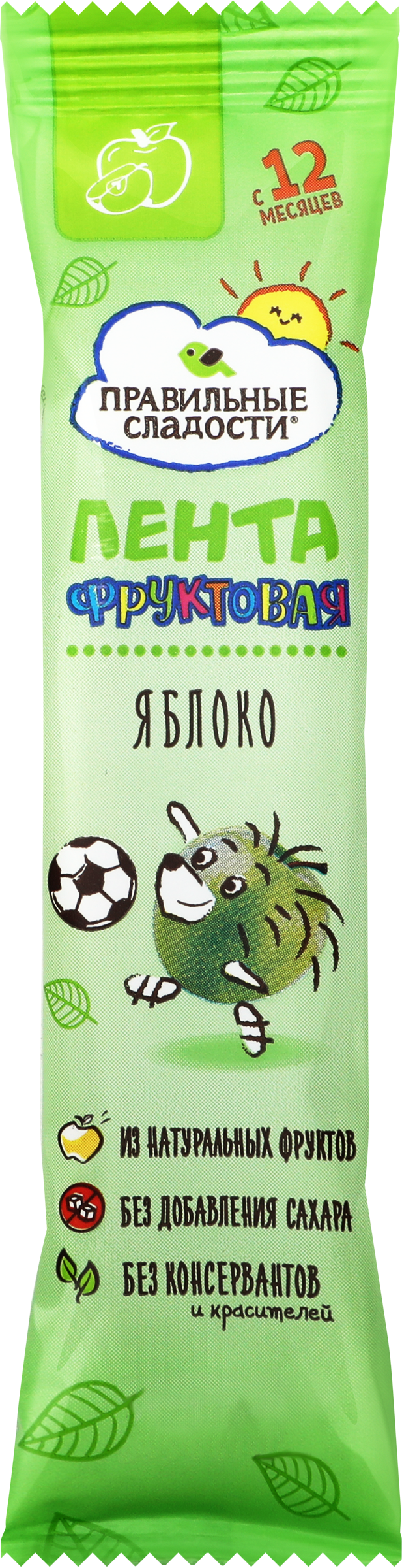 Изображение товара Снеки ПРАВИЛЬНЫЕ СЛАДОСТИ Фруктовая лента Яблоко, с 12 месяцев, 15г