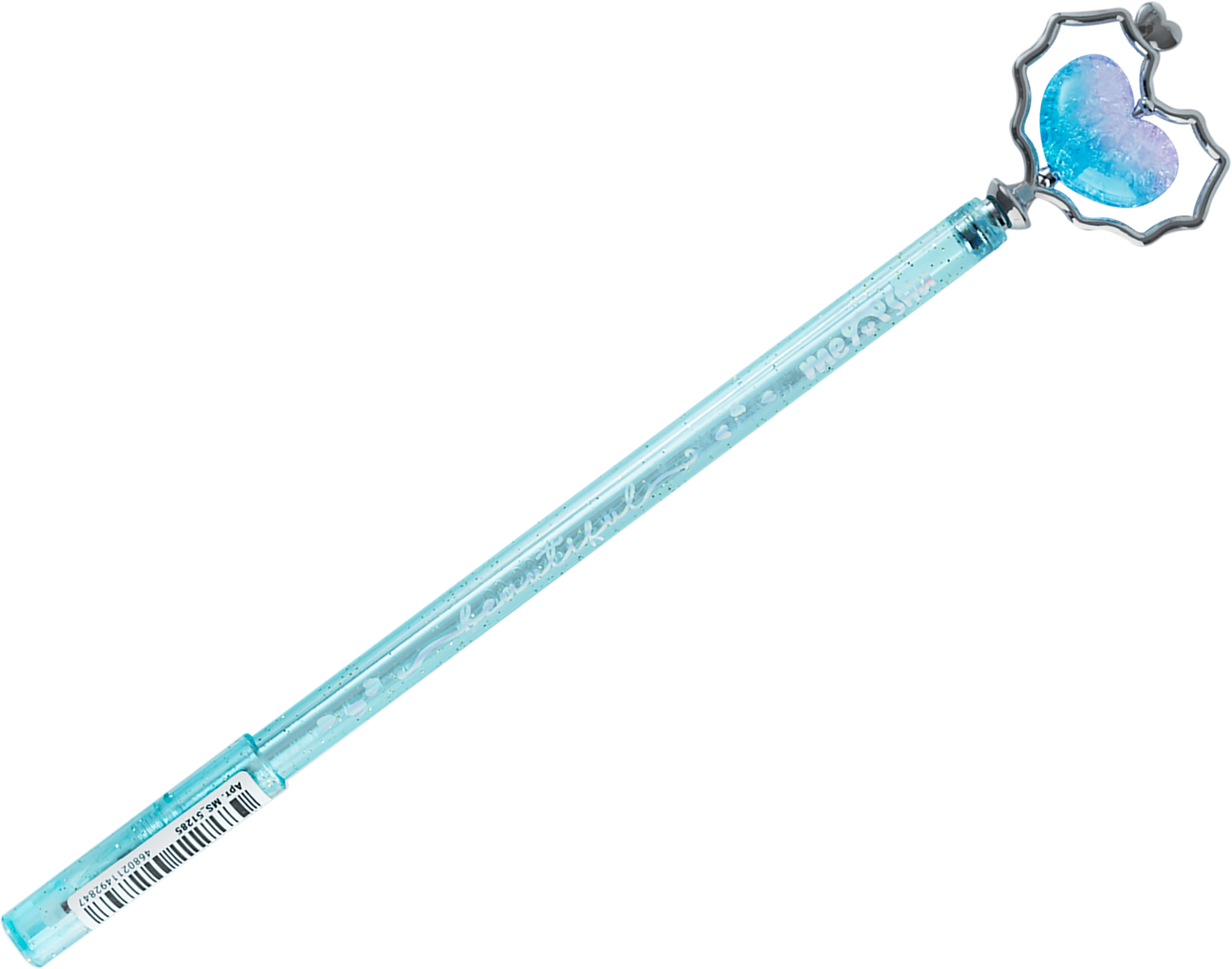 Изображение товара Ручка шариковая MESHU Heart с синим стержнем, 0,5мм, ассортимент