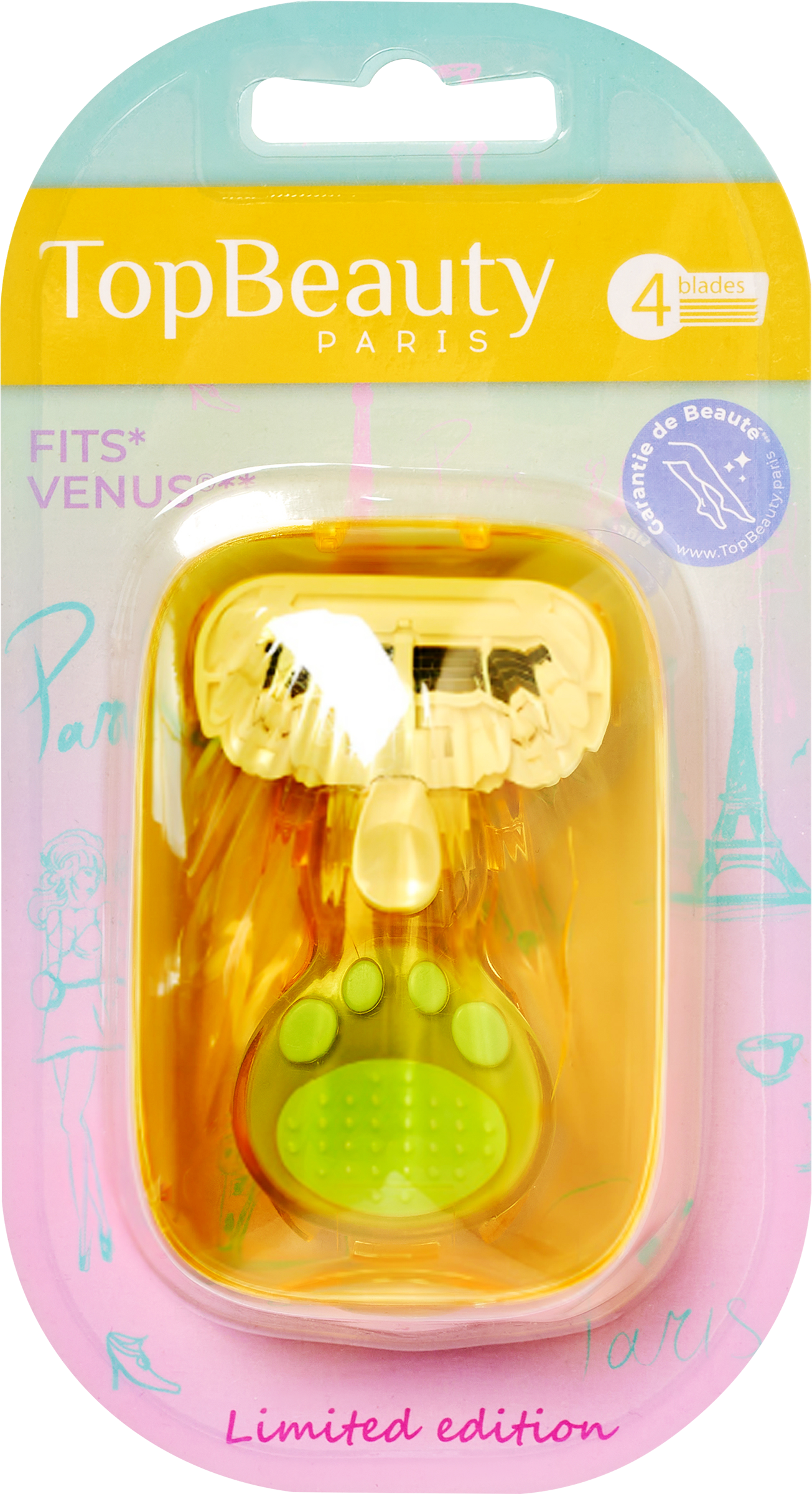 Изображение товара Женская бритва TOPBEAUTY Paris Mini со сменной кассетой для гладкого бритья