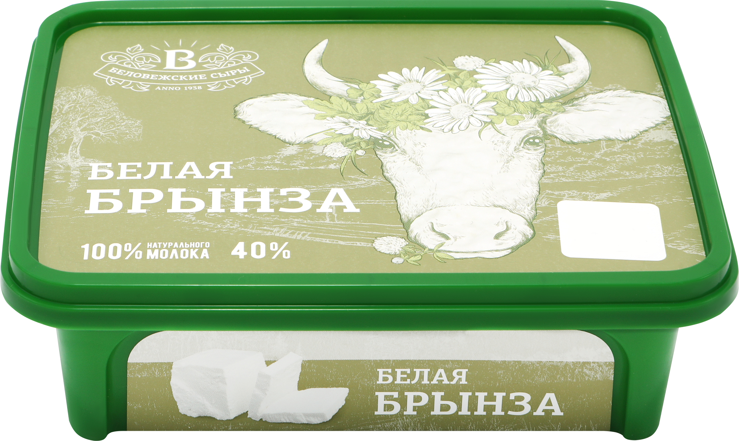 Изображение товара Мягкий рассольный сыр БЕЛОВЕЖСКИЕ СЫРЫ Белая брынза 40% без змж 250г