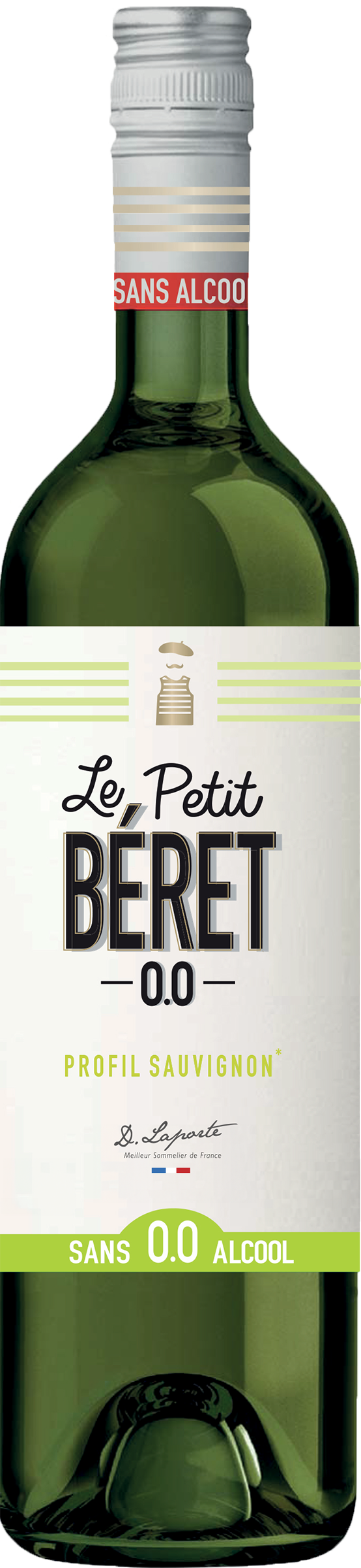 Изображение товара Вино безалкогольное LE PETIT BERET Sauvignon, 0.75л
