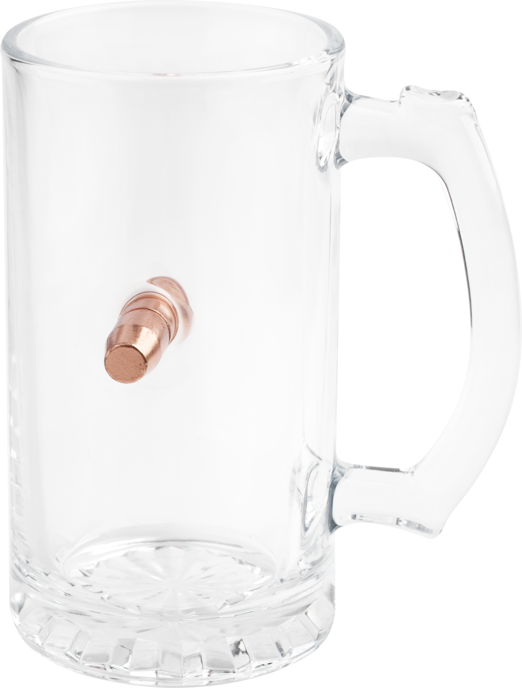 Изображение товара Кружка для пива HOMECLUB Шальная пуля 500мл стекло оригинальный дизайн