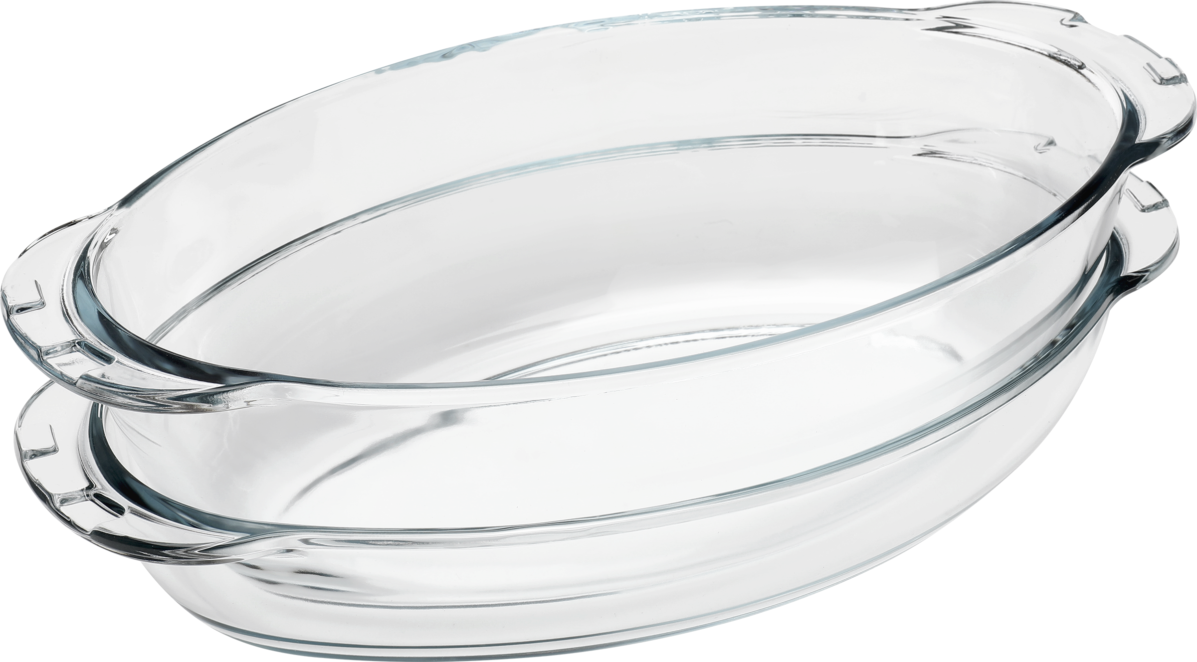 Изображение товара Утятница BORCAM овальная стеклянная с крышкой 35х20х10,7см Турция