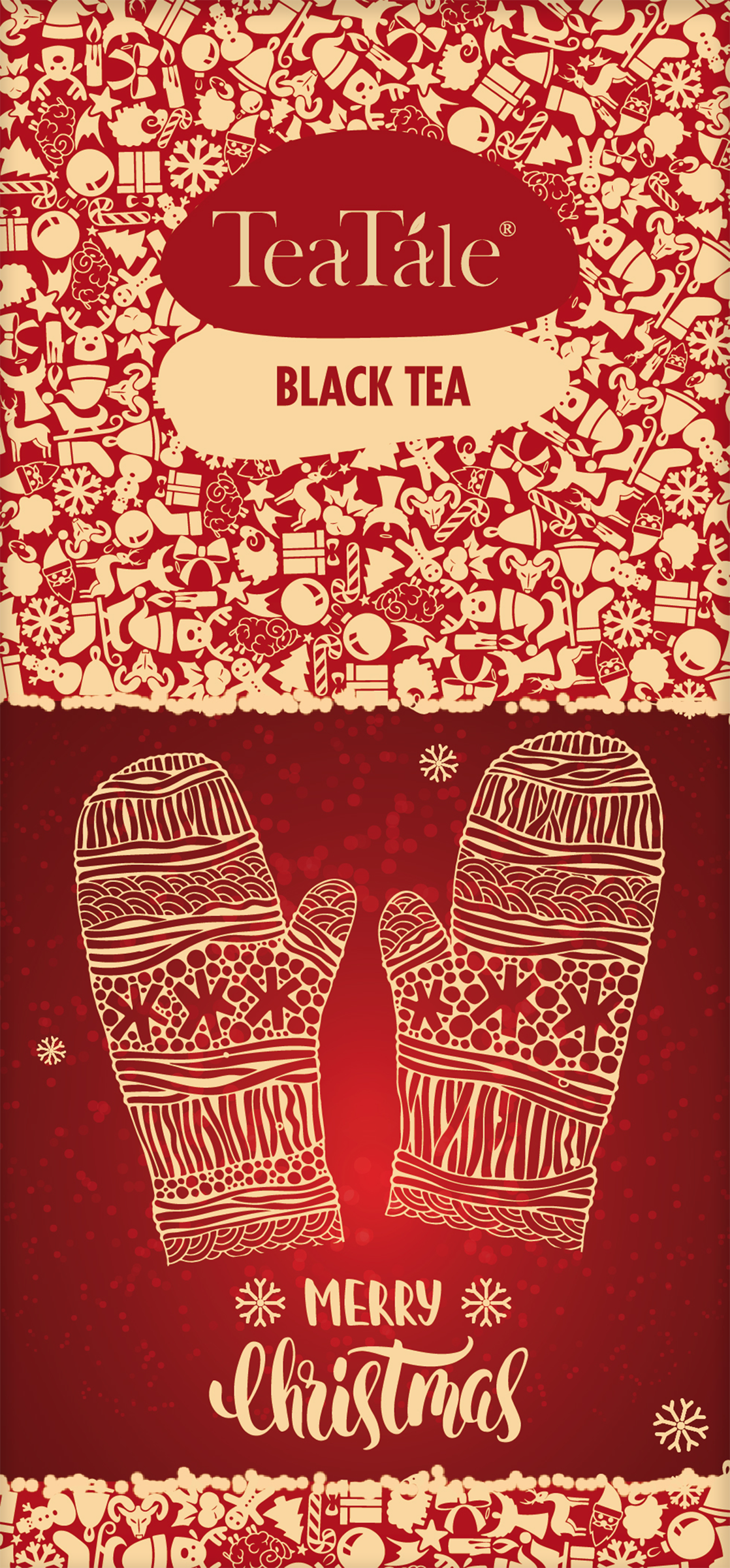 Изображение товара Чай черный TEATALE Мелодия Рождества Варежки, 50г