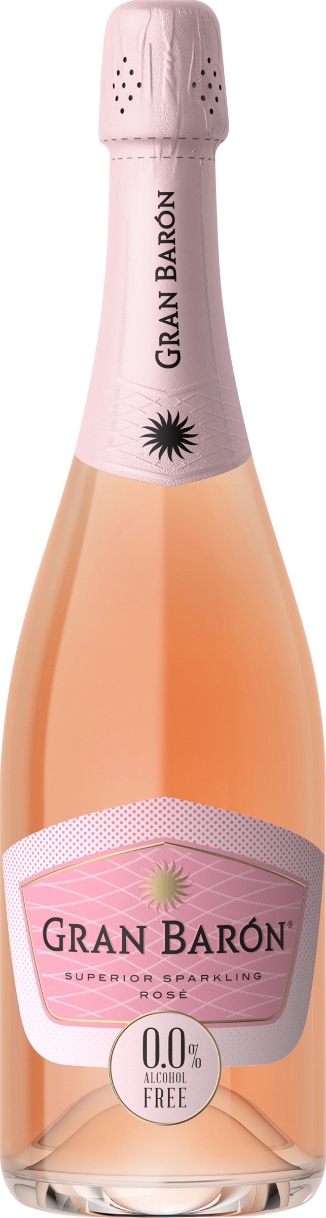 Изображение товара Вино игристое безалкогольное GRAN BARON Rosado, 0.75л