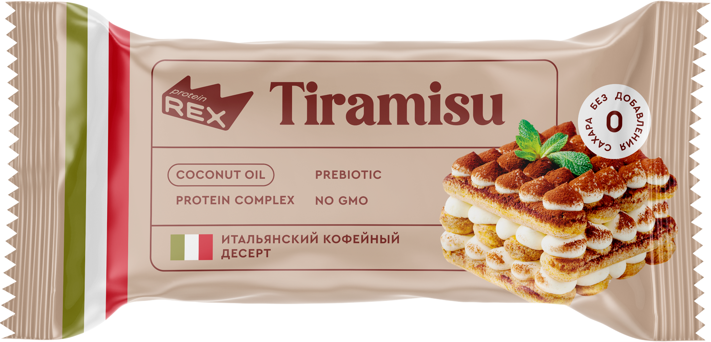 Изображение товара Пирожное протеиновое PROTEINREX Тирамису, 40г