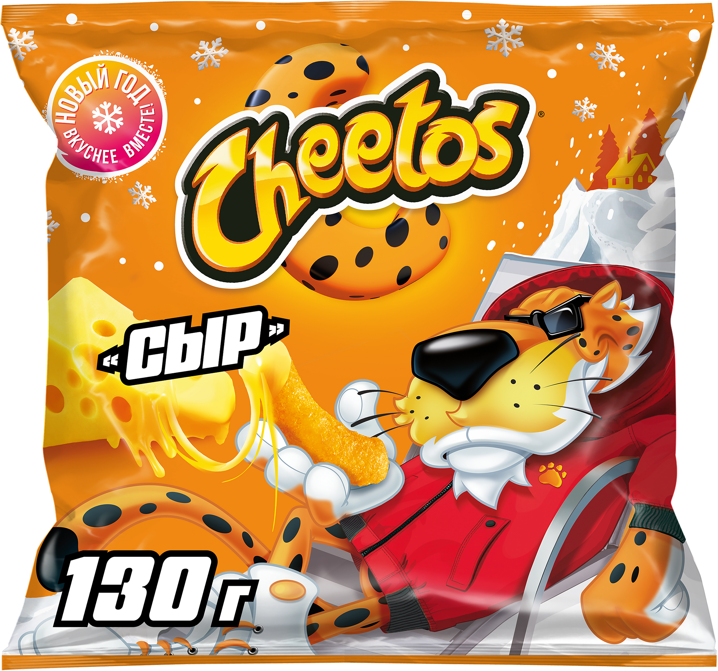 Изображение товара Палочки кукурузные CHEETOS со вкусом сыра 130г - хрустящие снеки для перекуса