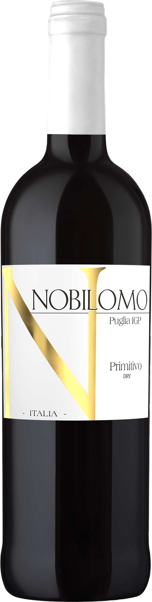 Изображение товара Вино NOBILOMO Primitivo Апулья сортовое красное сухое, 0.75л