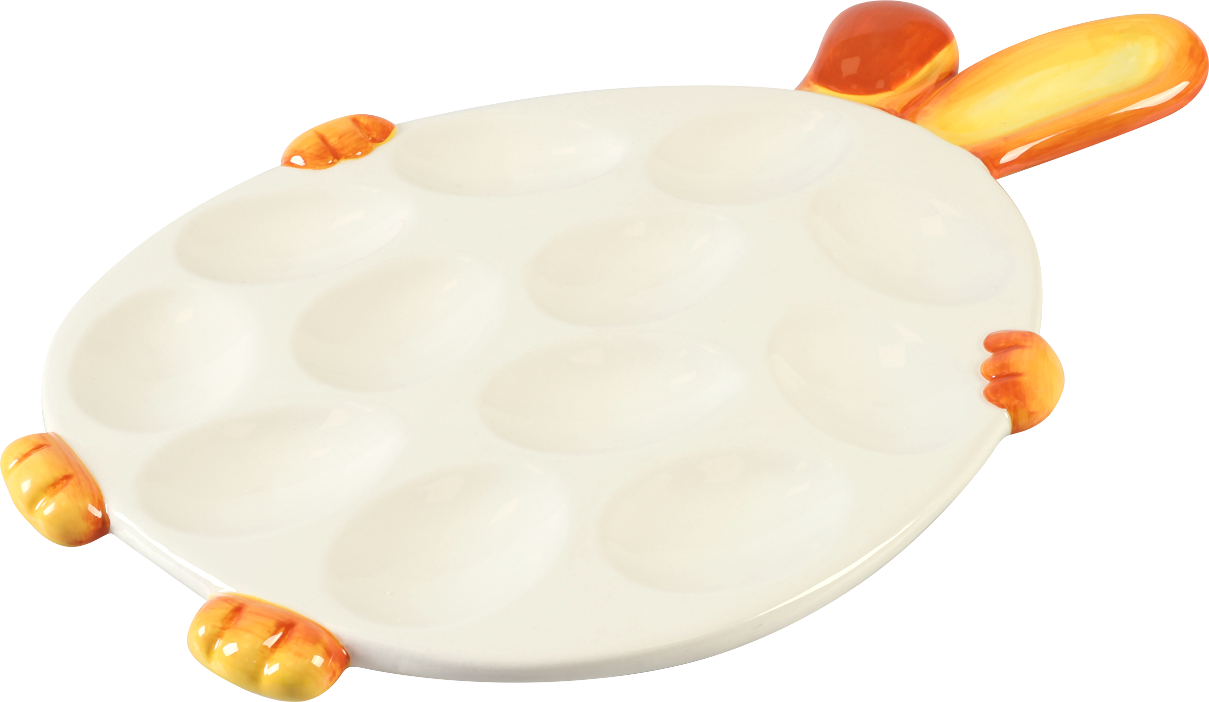 Изображение товара Тарелка для яиц HOMECLUB Ушки из доломита для праздничной сервировки