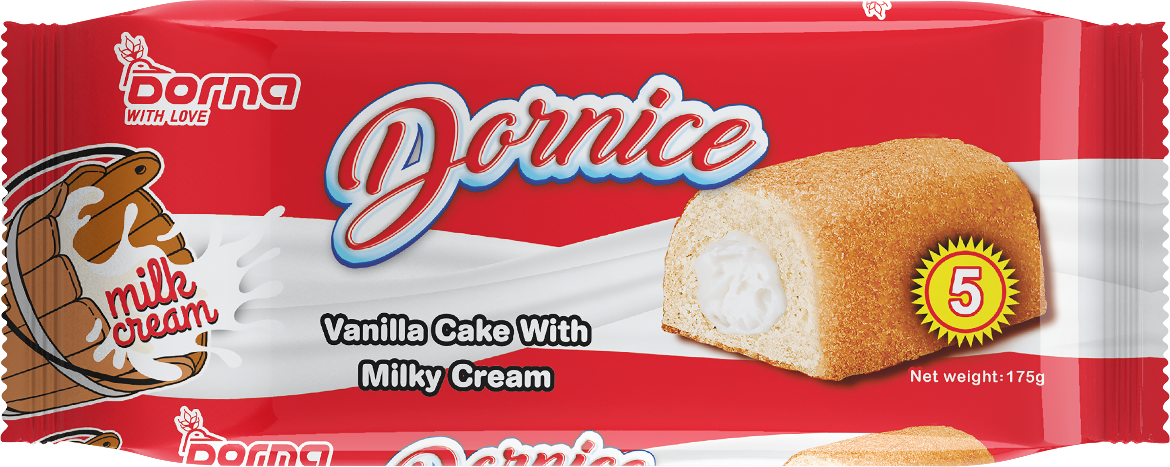 Изображение товара Кекс Dornice с молочной начинкой 175г ЧТМ fantasy brands Иран