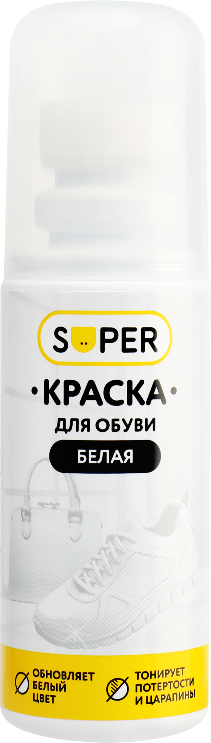 Изображение товара Крем-краска для обуви SUPER белая, 100мл