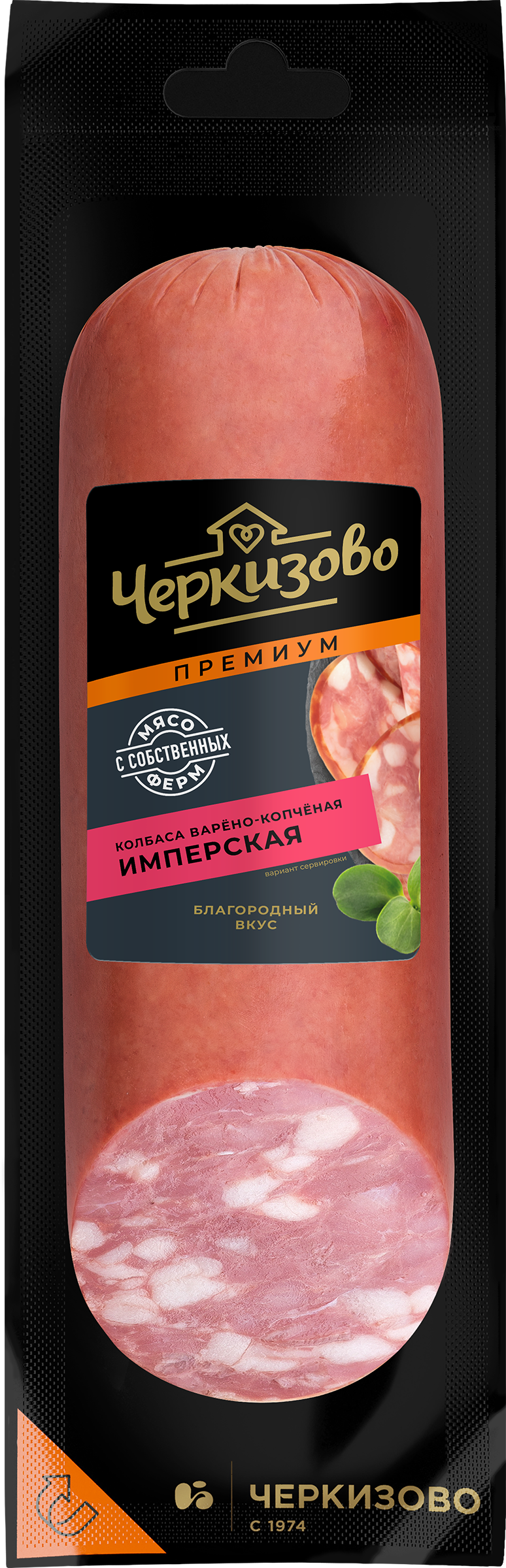 Изображение товара Колбаса копчено-вареная ЧЕРКИЗОВО ПРЕМИУМ Имперская, 300г