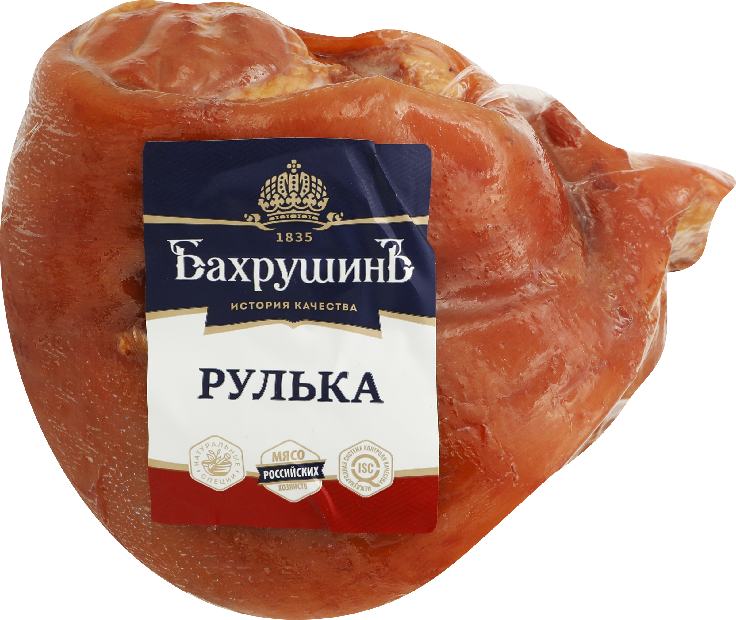 Изображение товара Рулька копчено-вареная БАХРУШИНЪ бескостная, весовая