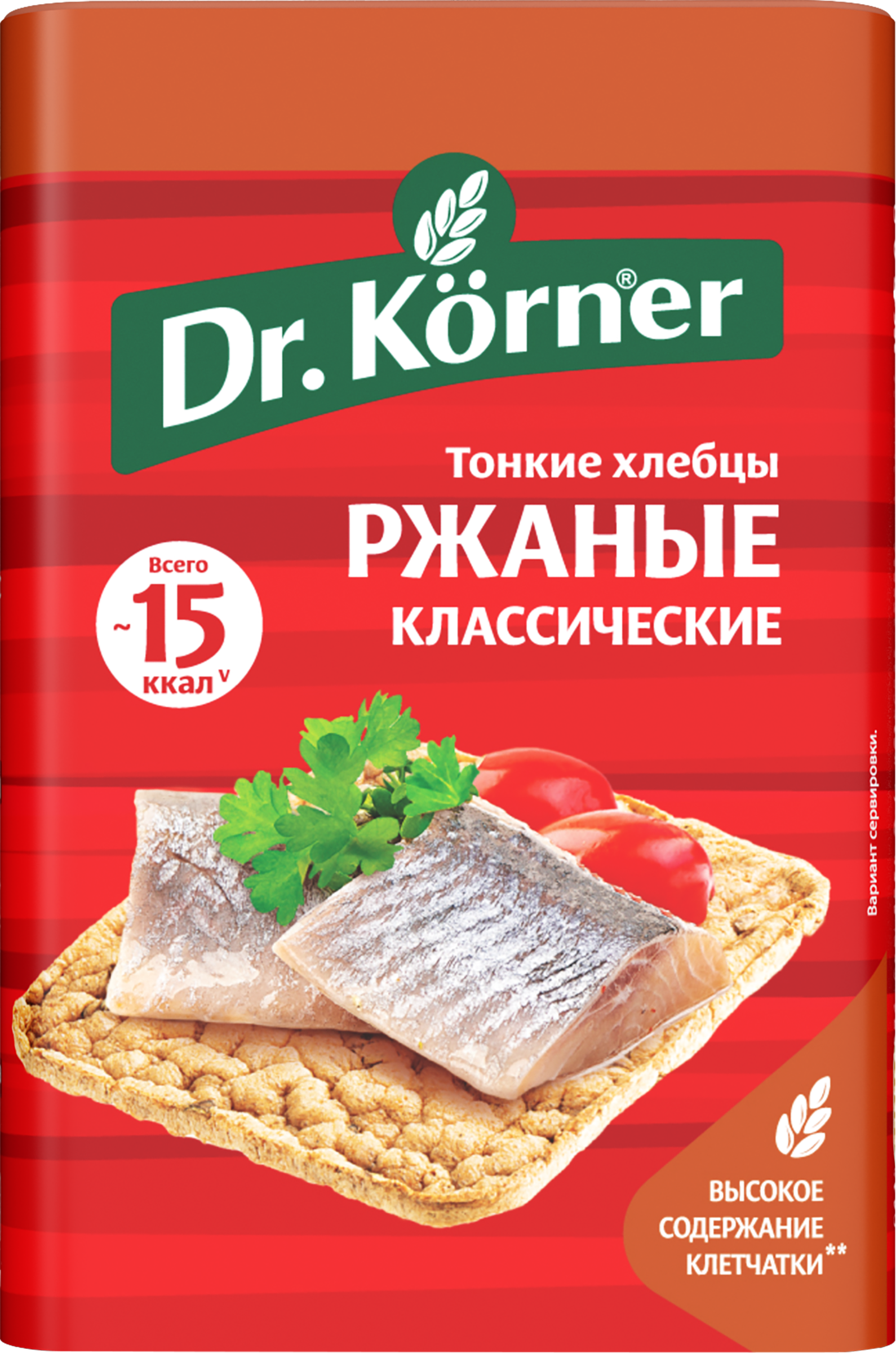 Изображение товара Хлебцы ржаные DR KORNER Классические, 100г