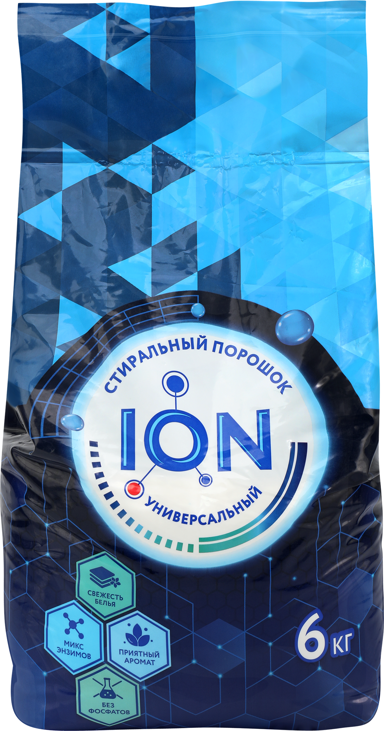 Изображение товара Стиральный порошок ION универсальный 6кг для всех типов тканей